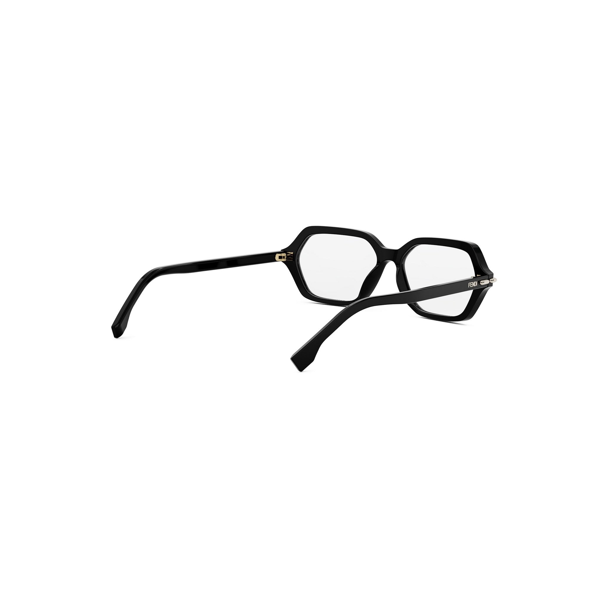 Fendi Selleria Black Geometric Eyeglasses