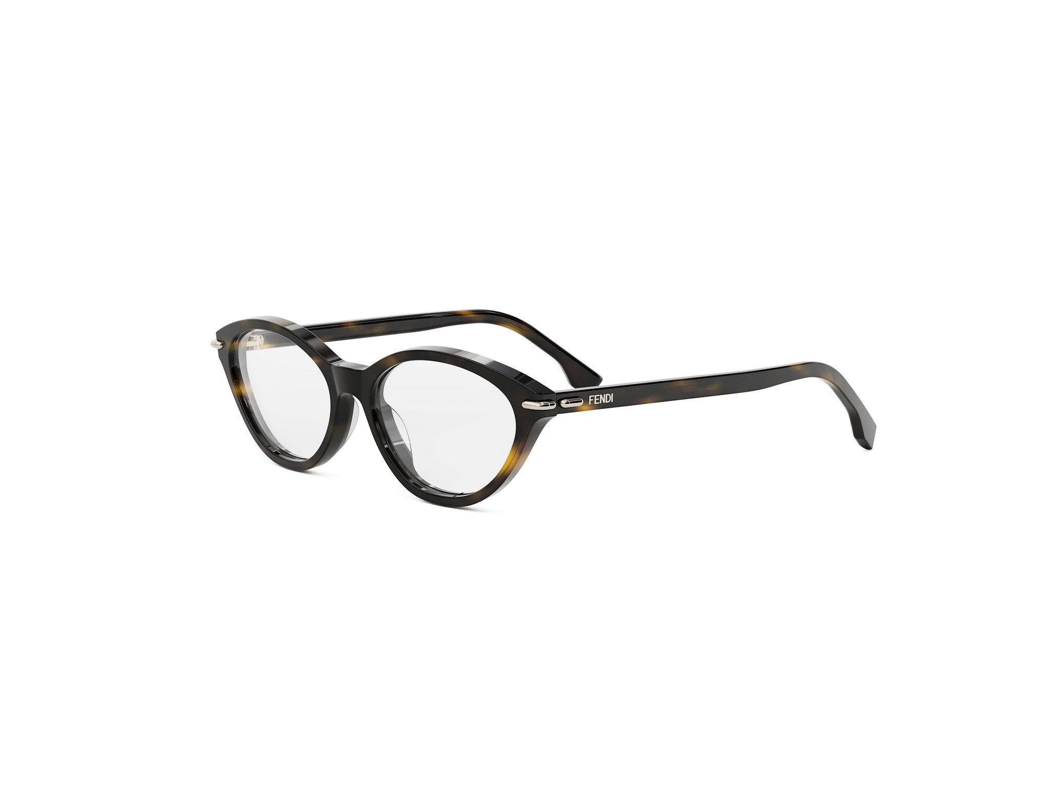 FENDI FE50126I Fendi Selleria Havana Cat Eye Eyeglasses