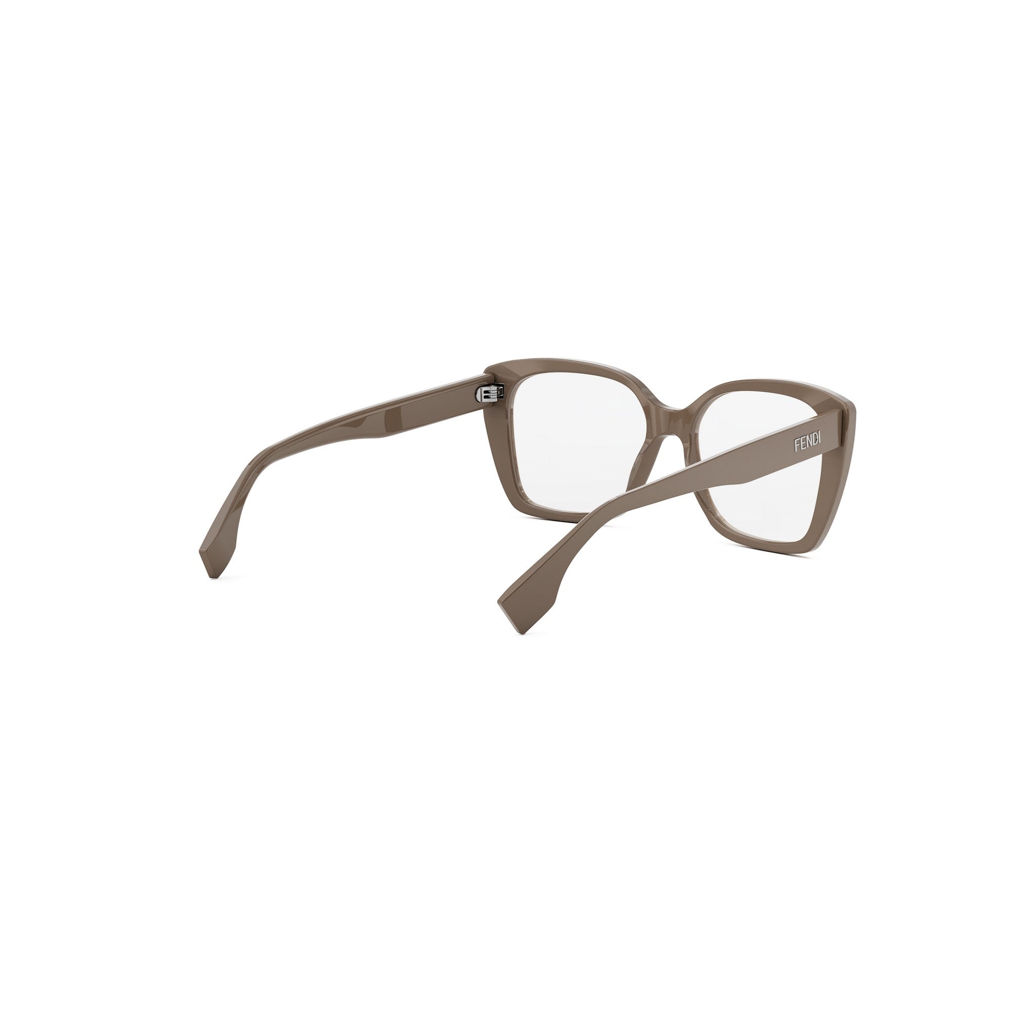 Lettering Havana Square Eyeglasses