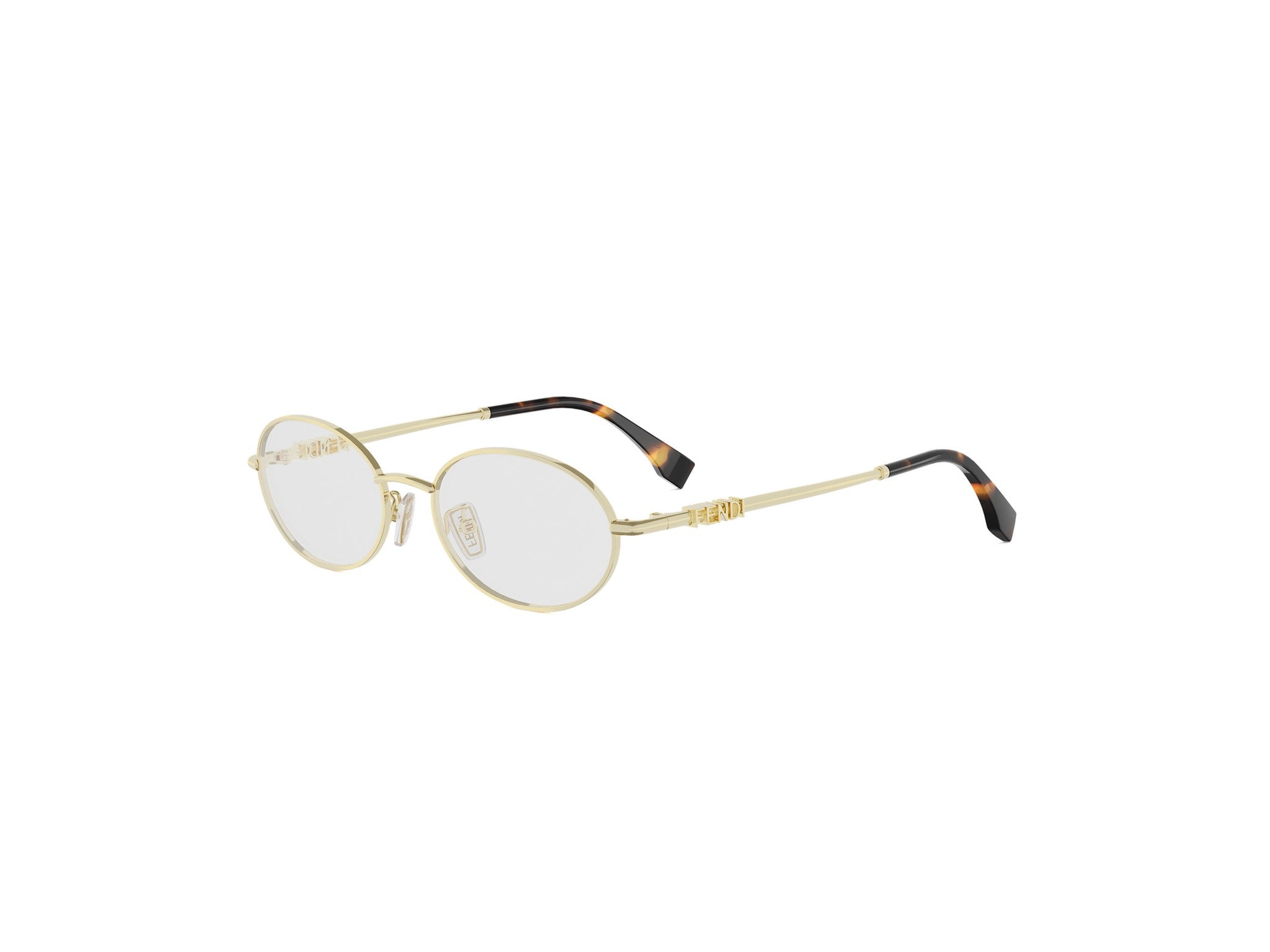 FENDI FE50140U Fendigraphy gold Oval Eyeglasses