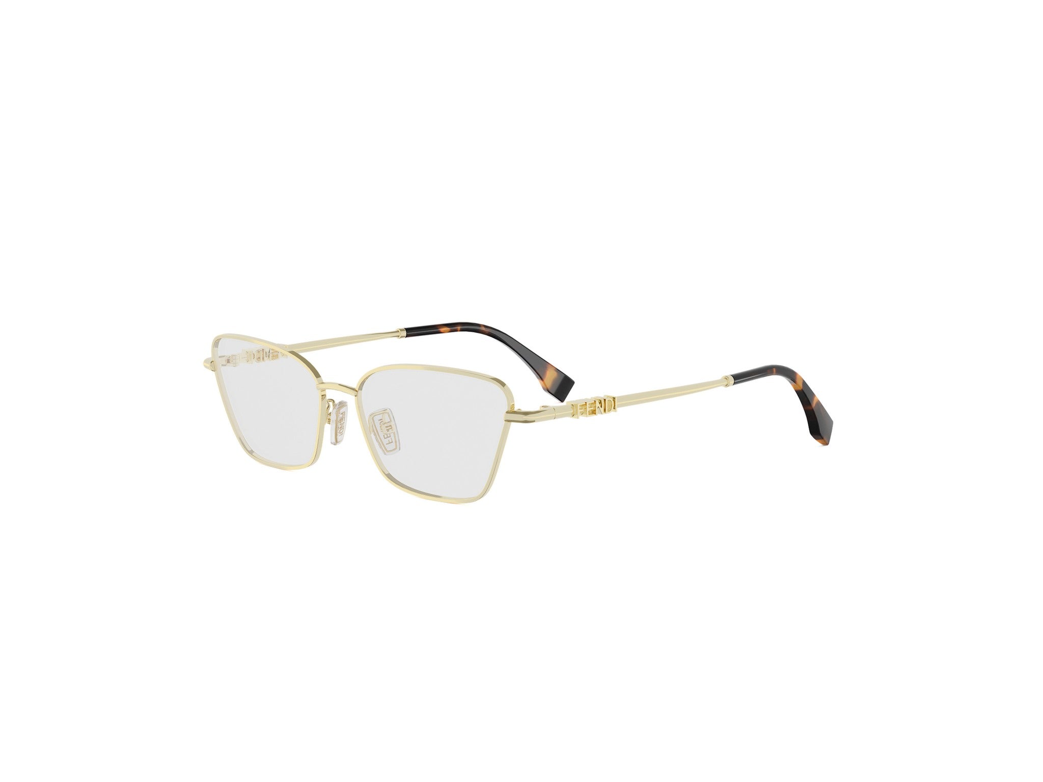 FENDI FE50141U Fendigraphy gold Cat Eye Eyeglasses