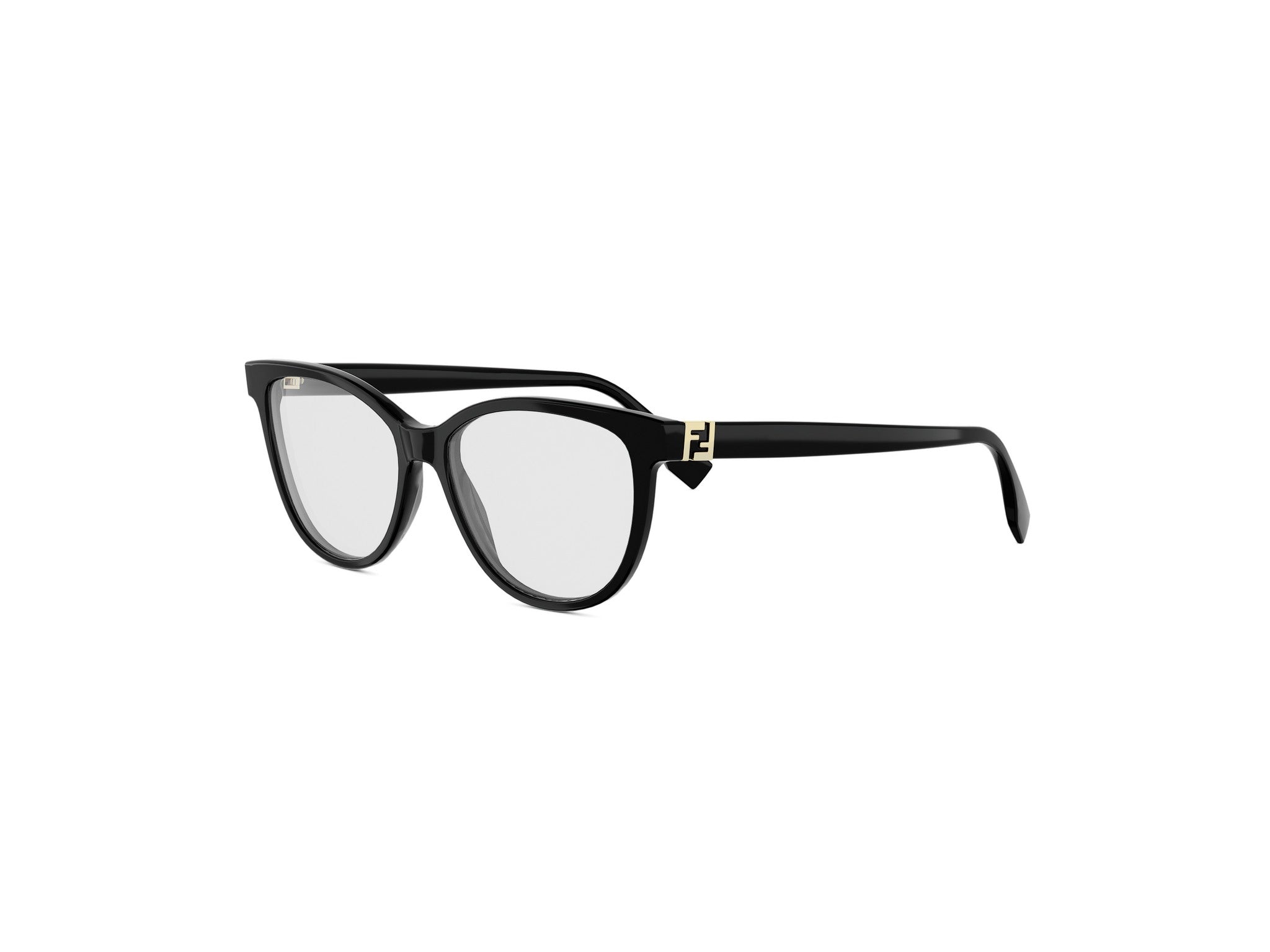 FENDI FE50145I Forever Fendi Black Round Eyeglasses