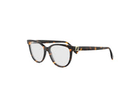 FENDI FE50145I Forever Fendi Havana Round Eyeglasses