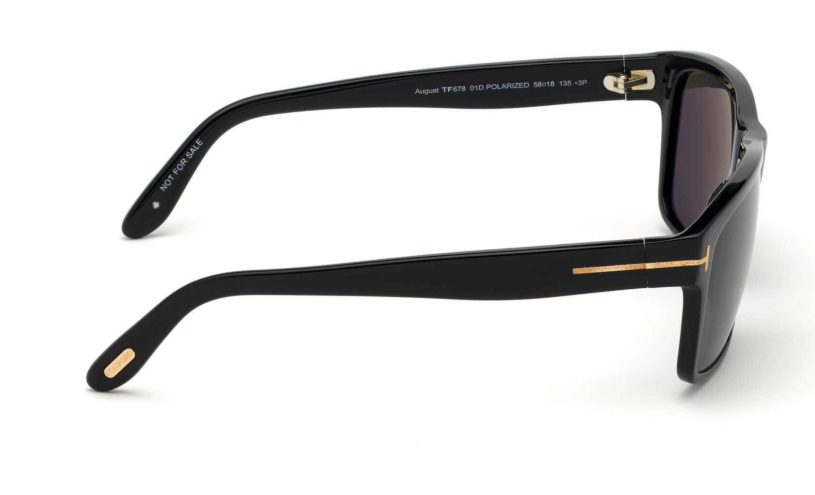 Tom Ford August Sunglasses FT0678 01D