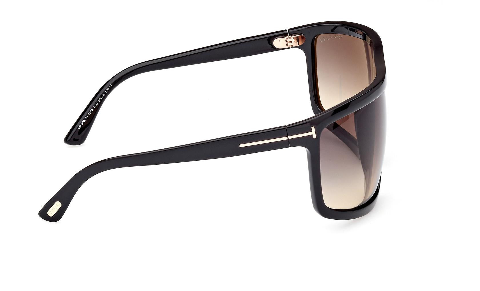 Tom Ford Clint-02 Sunglasses FT1066 01B