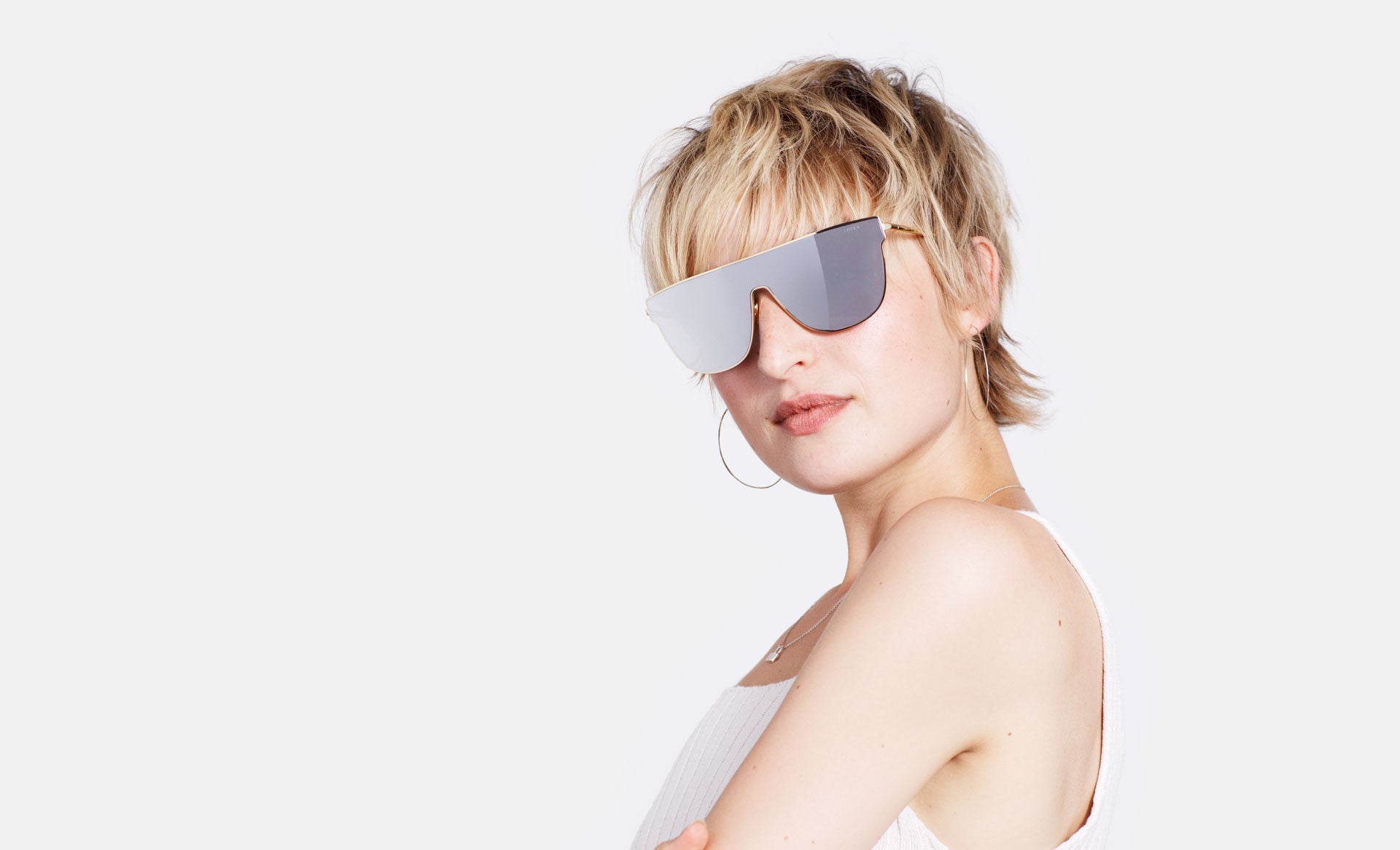 RetroSuperFuture Lenz Flat Top Silver G6V