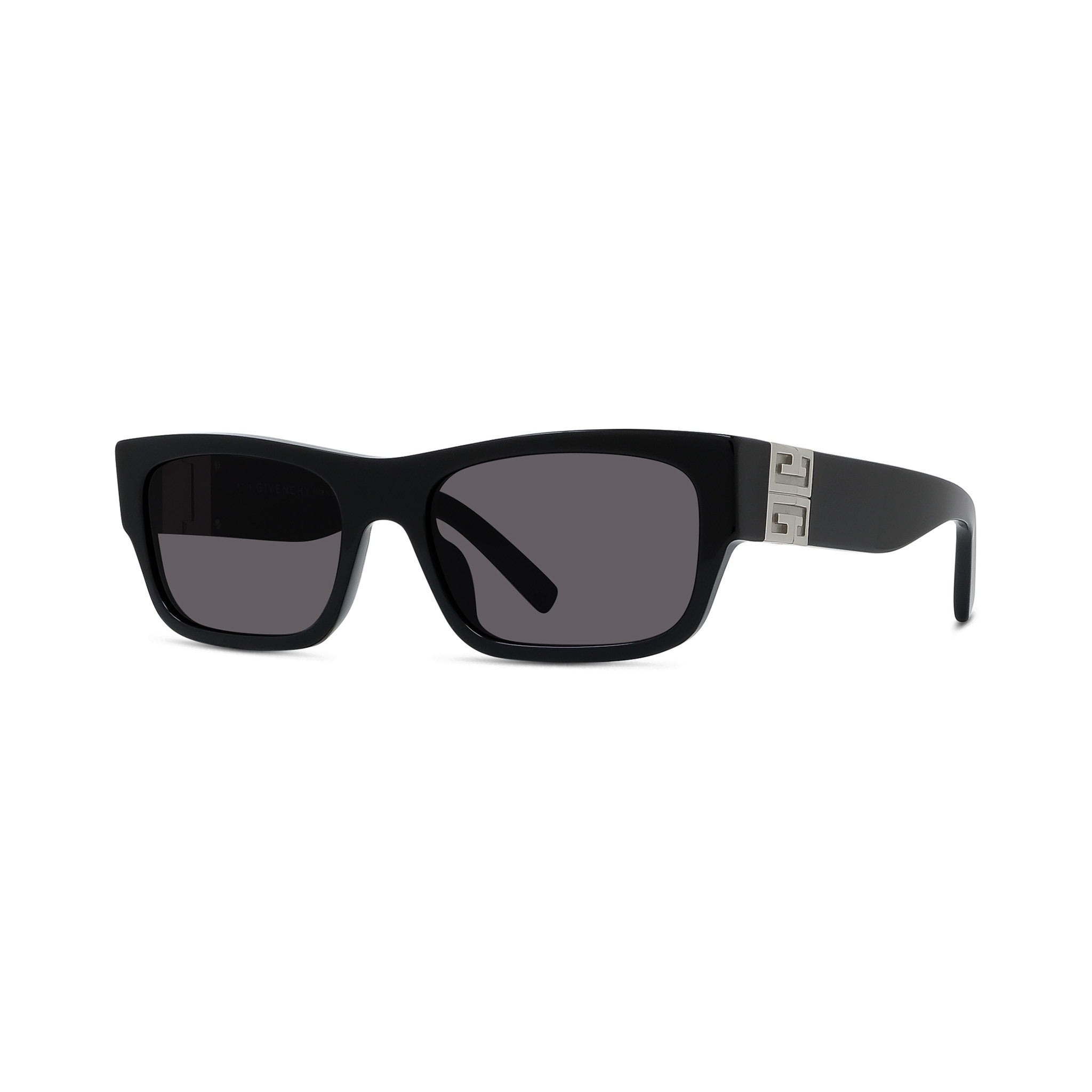4G Black Rectangular Sunglasses