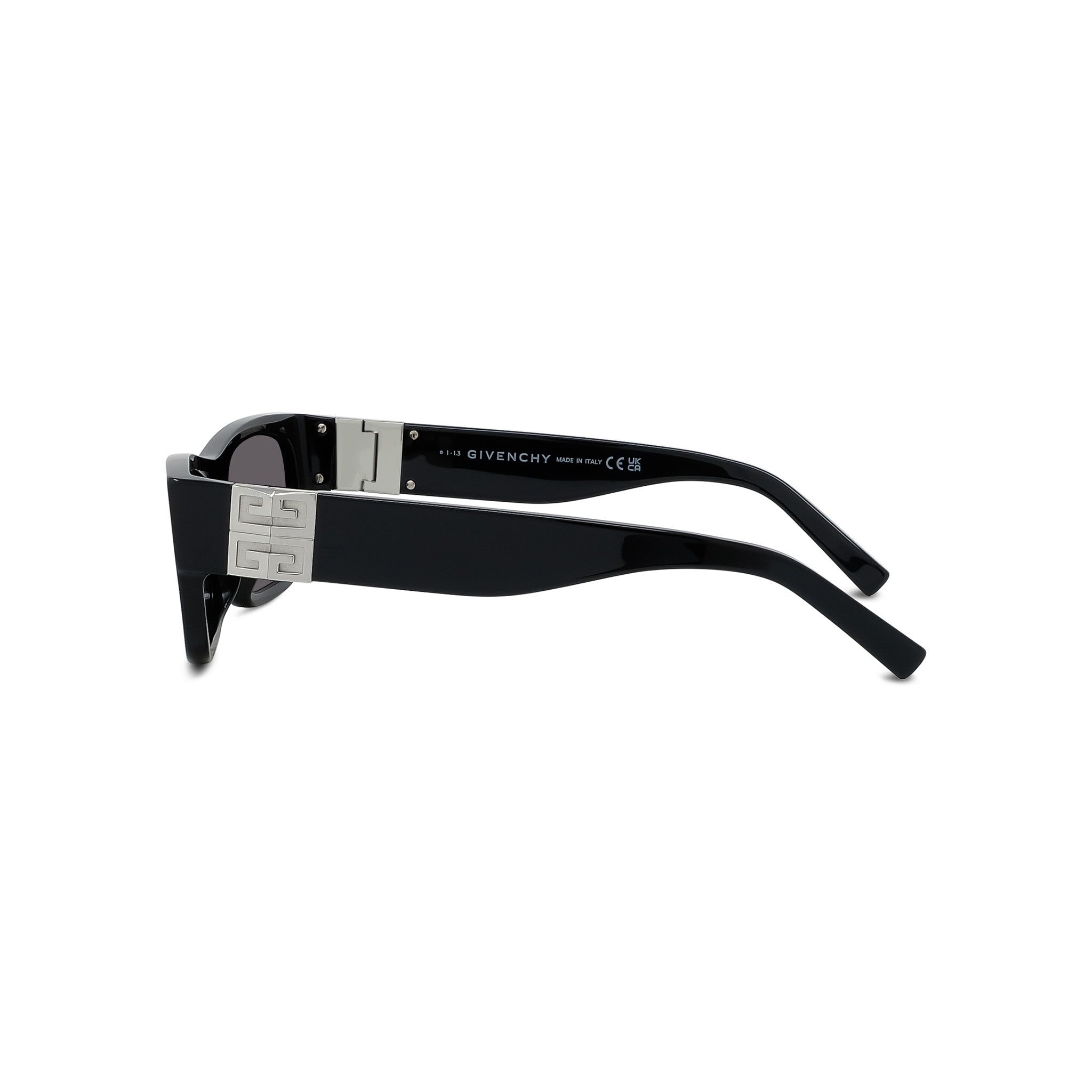 4G Black Rectangular Sunglasses