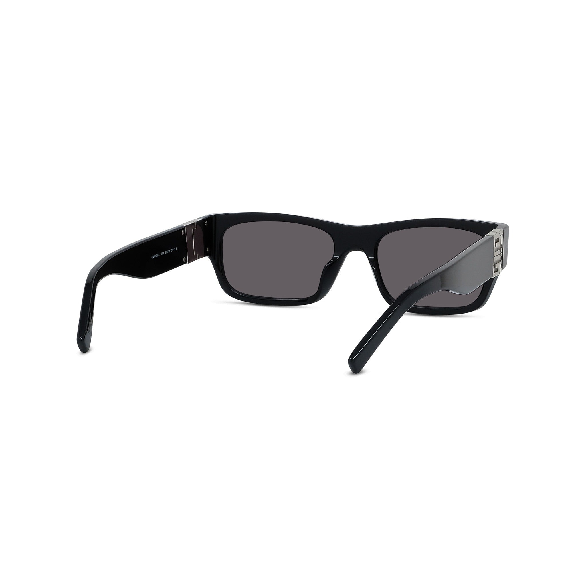 4G Black Rectangular Sunglasses