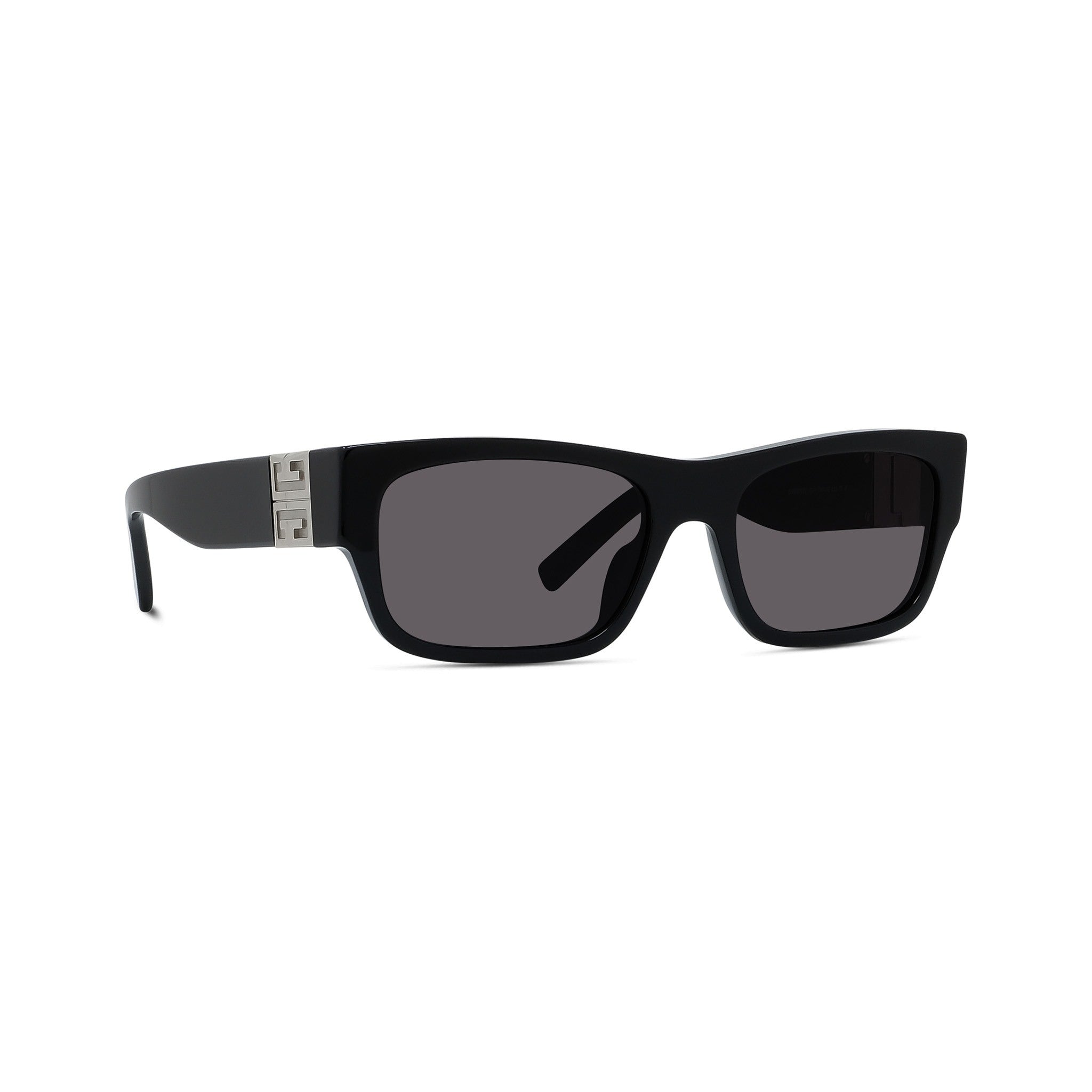 4G Black Rectangular Sunglasses