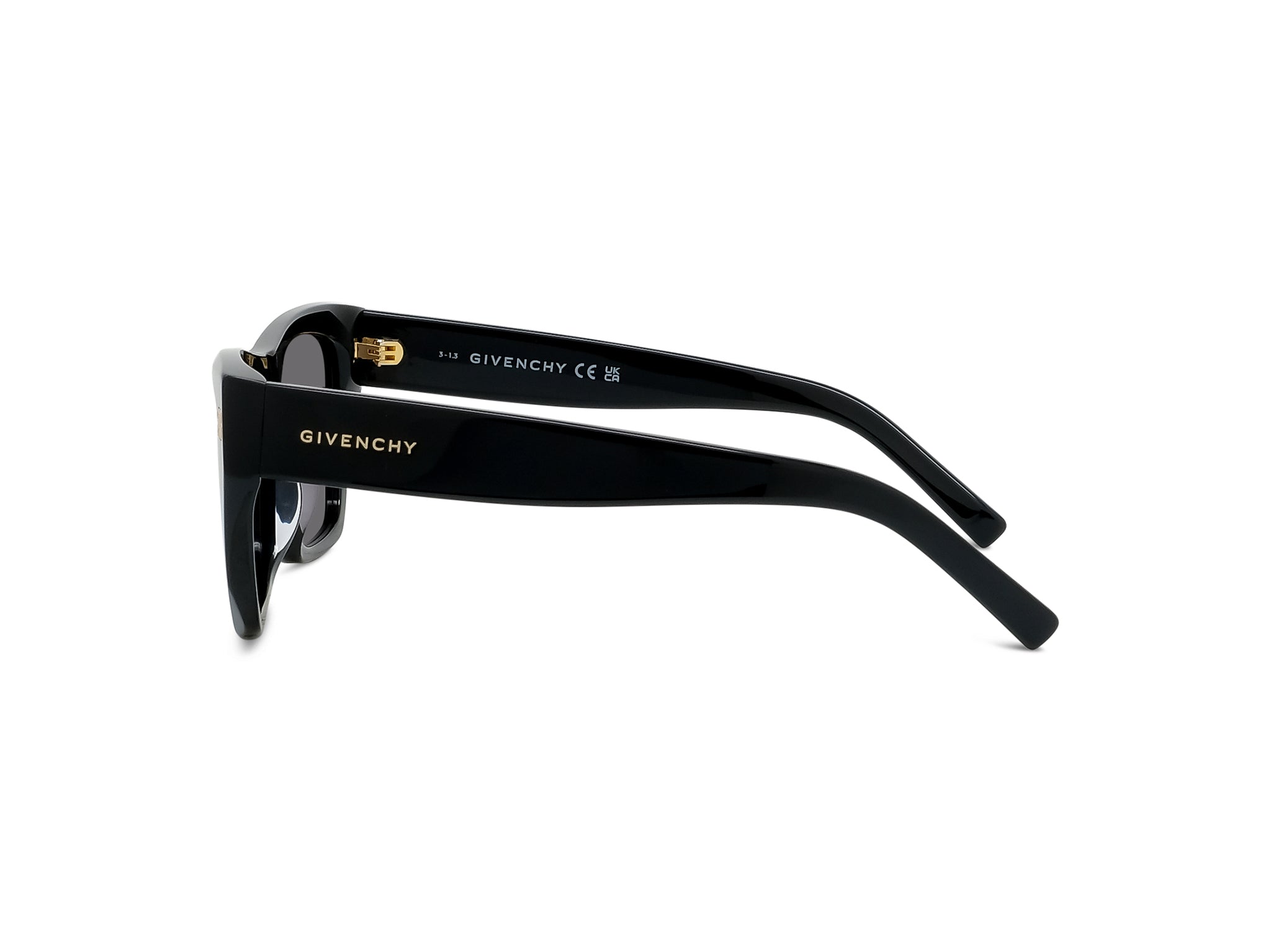 GV DAY Black Rectangular Sunglasses