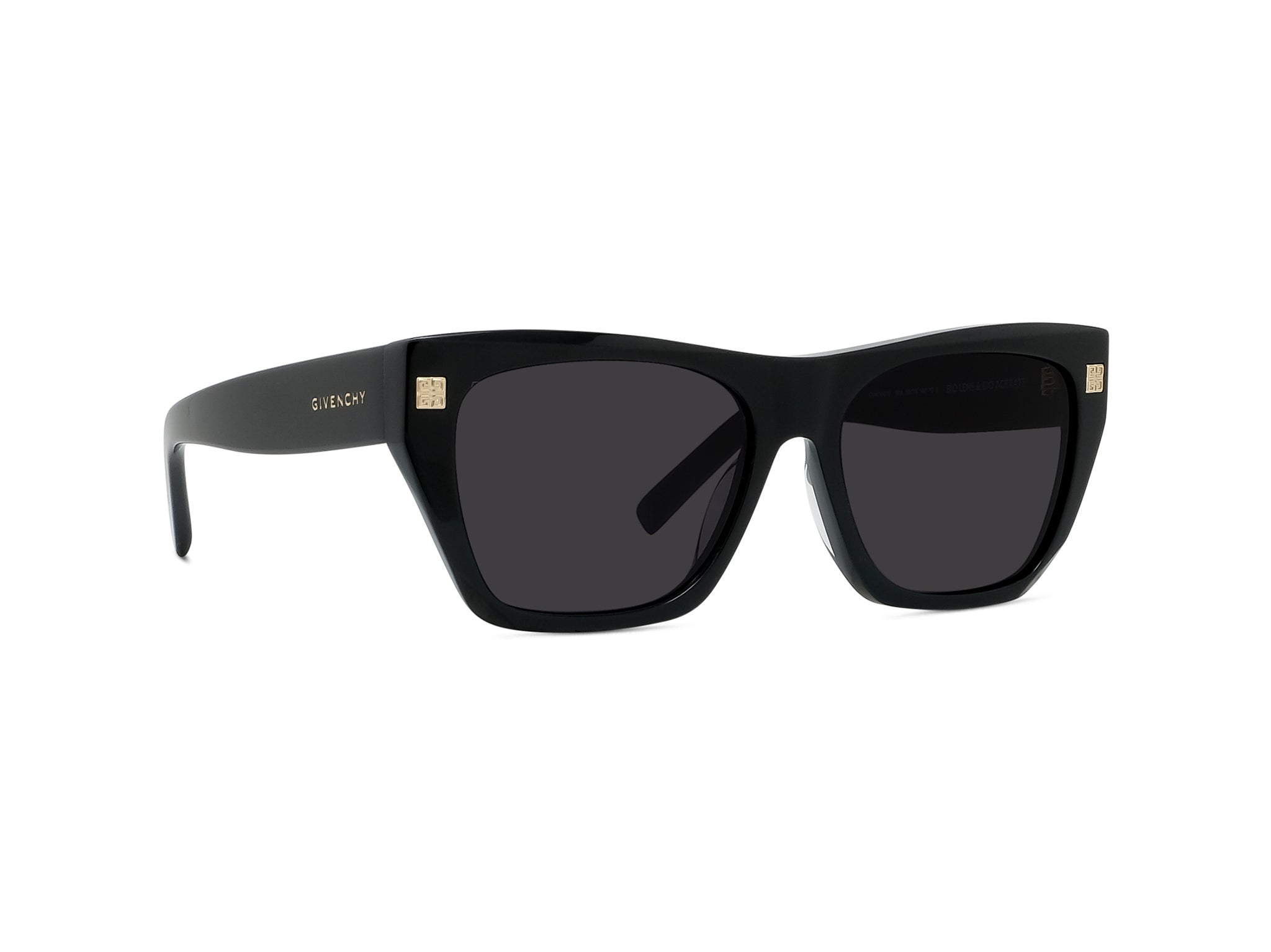 GV DAY Black Rectangular Sunglasses