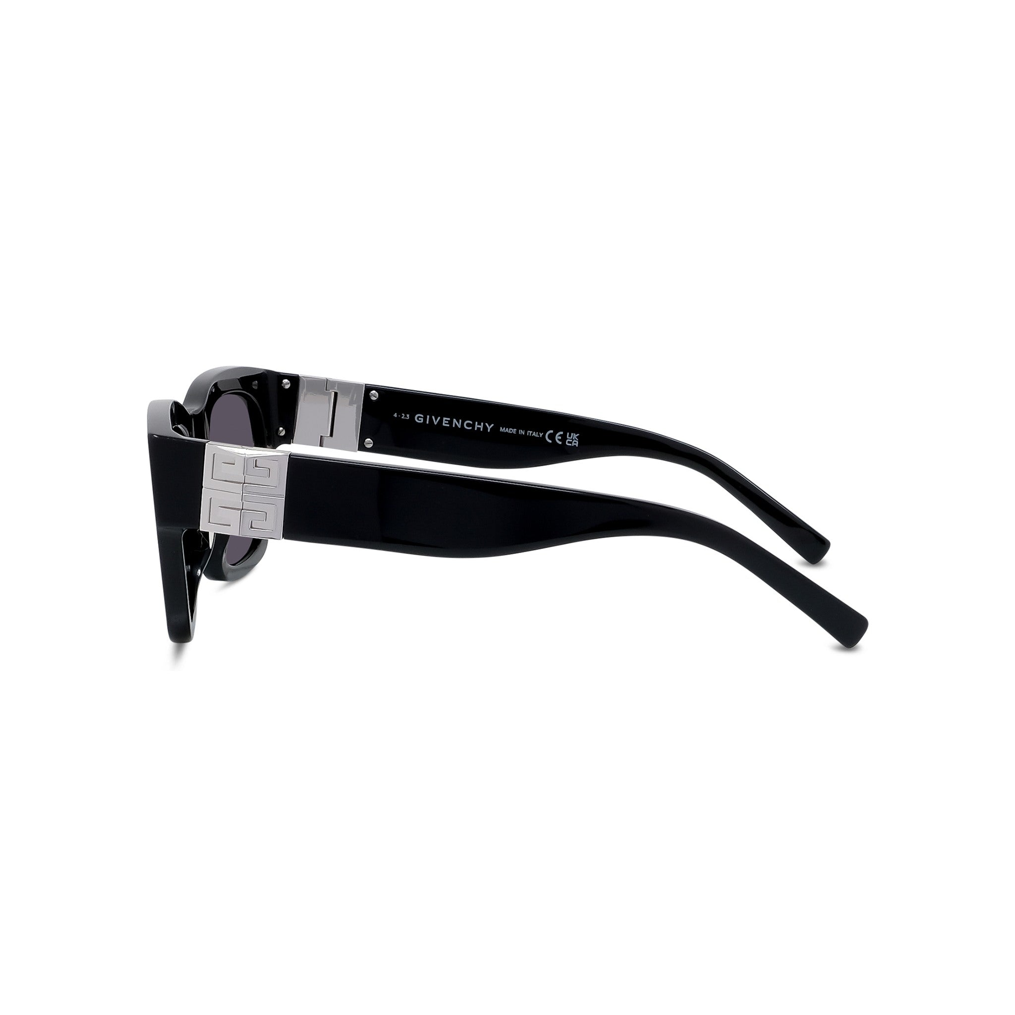 4G Black Square Sunglasses