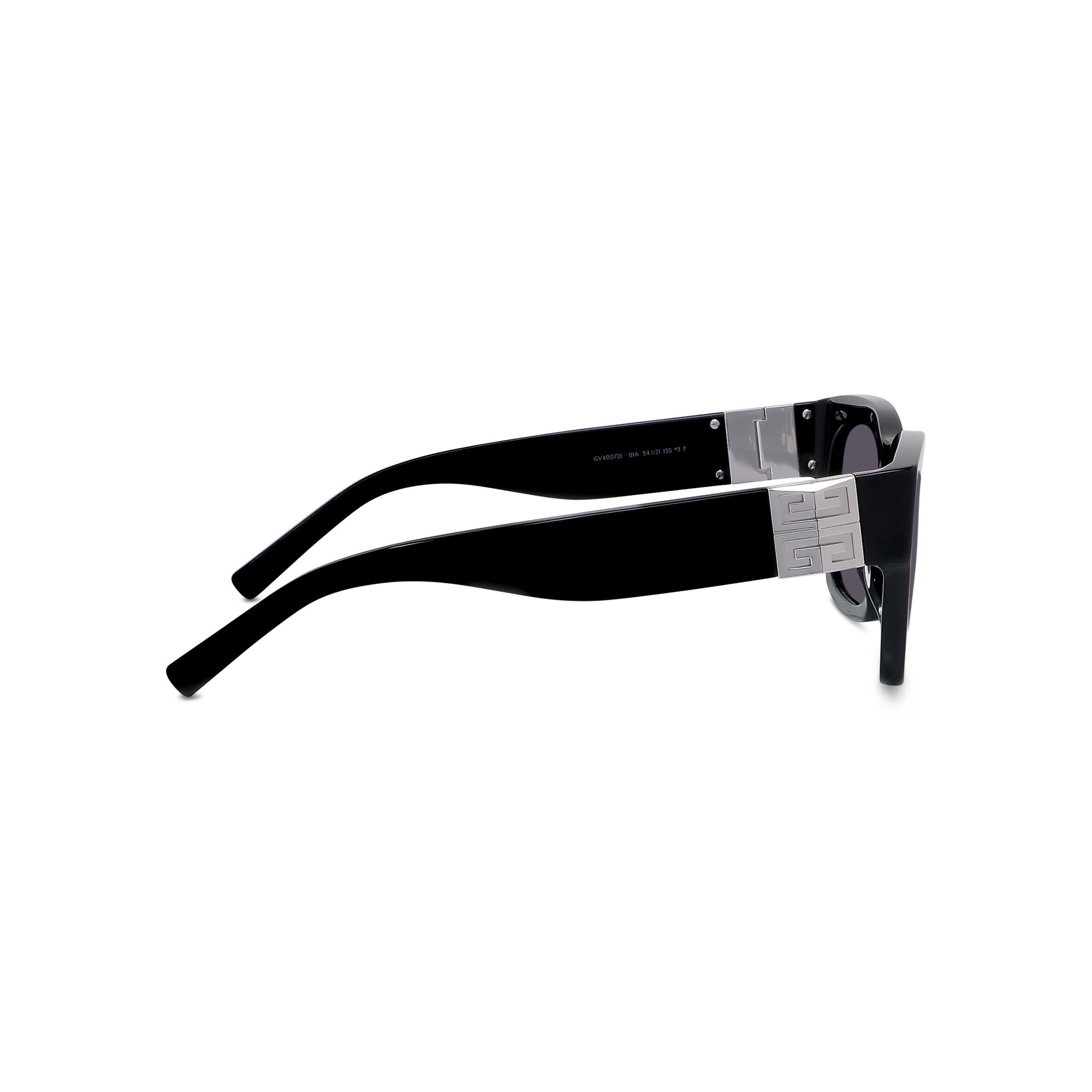 4G Black Square Sunglasses
