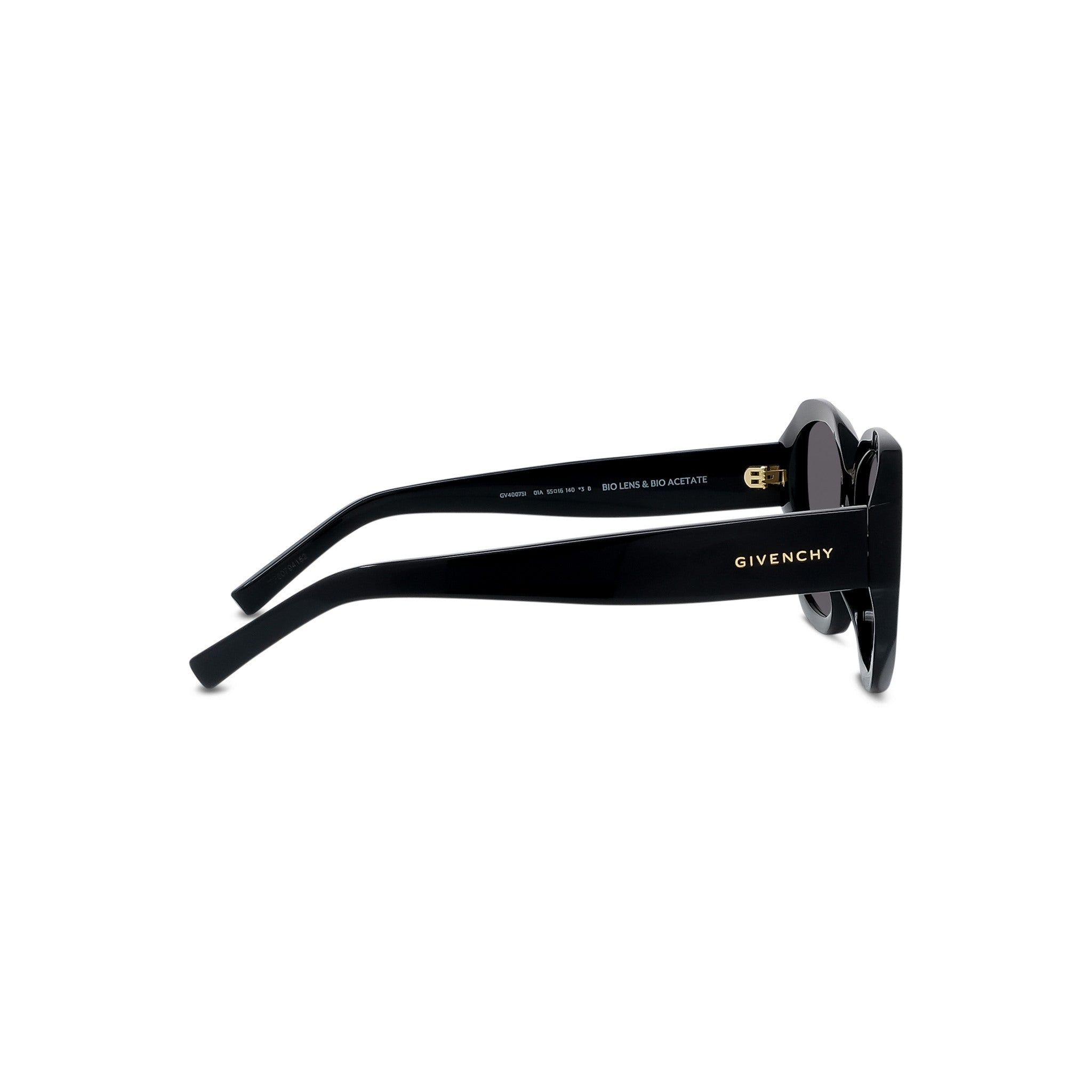 GV DAY Black Round Sunglasses
