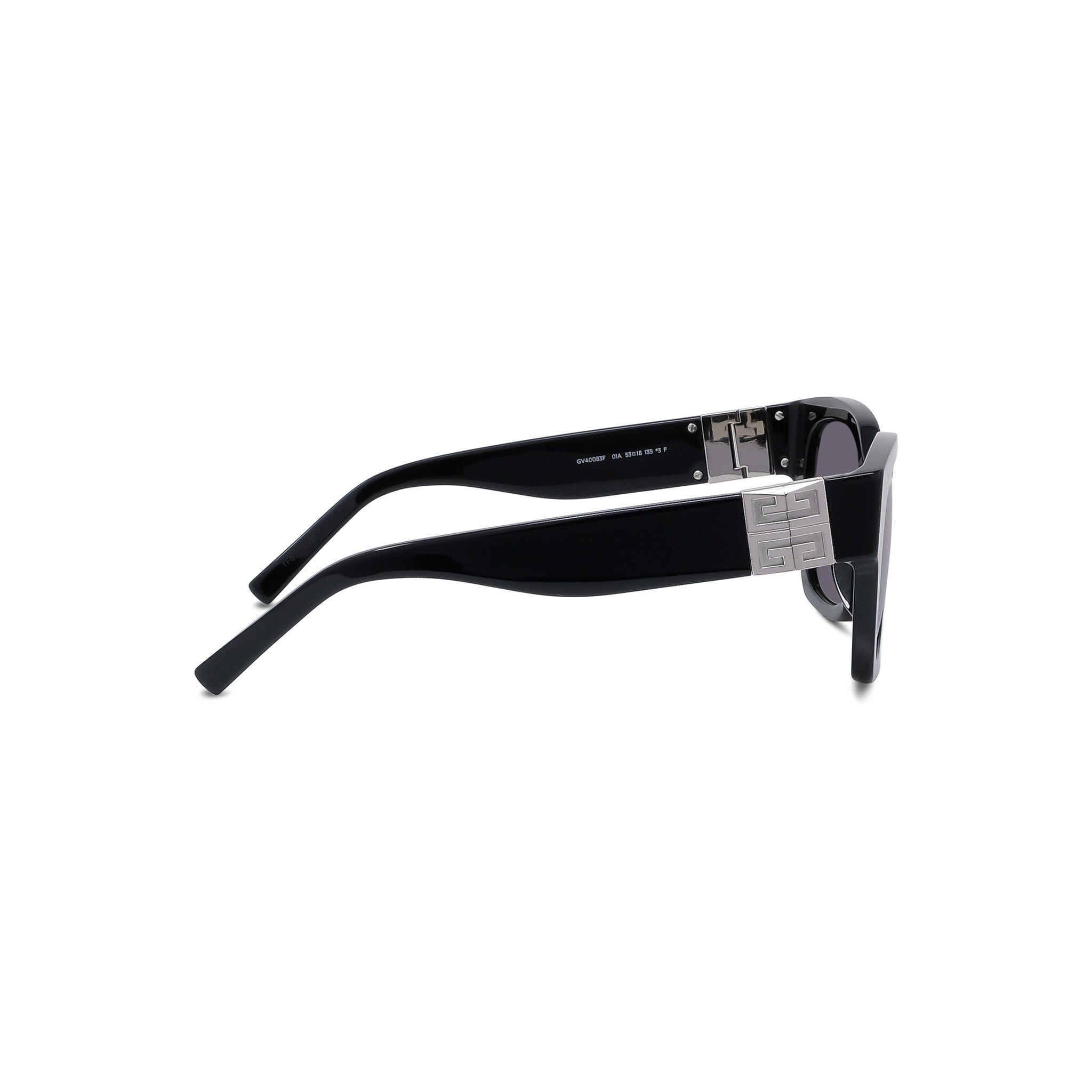 4G Black Square Sunglasses