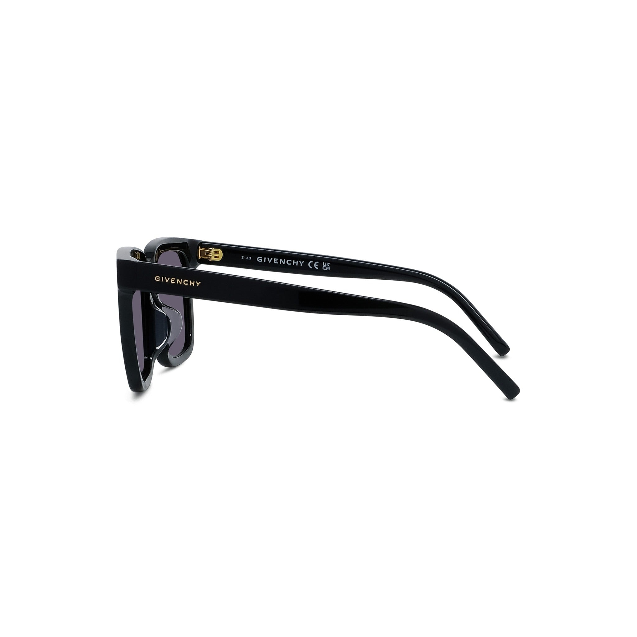 GV DAY Black Rectangular Sunglasses