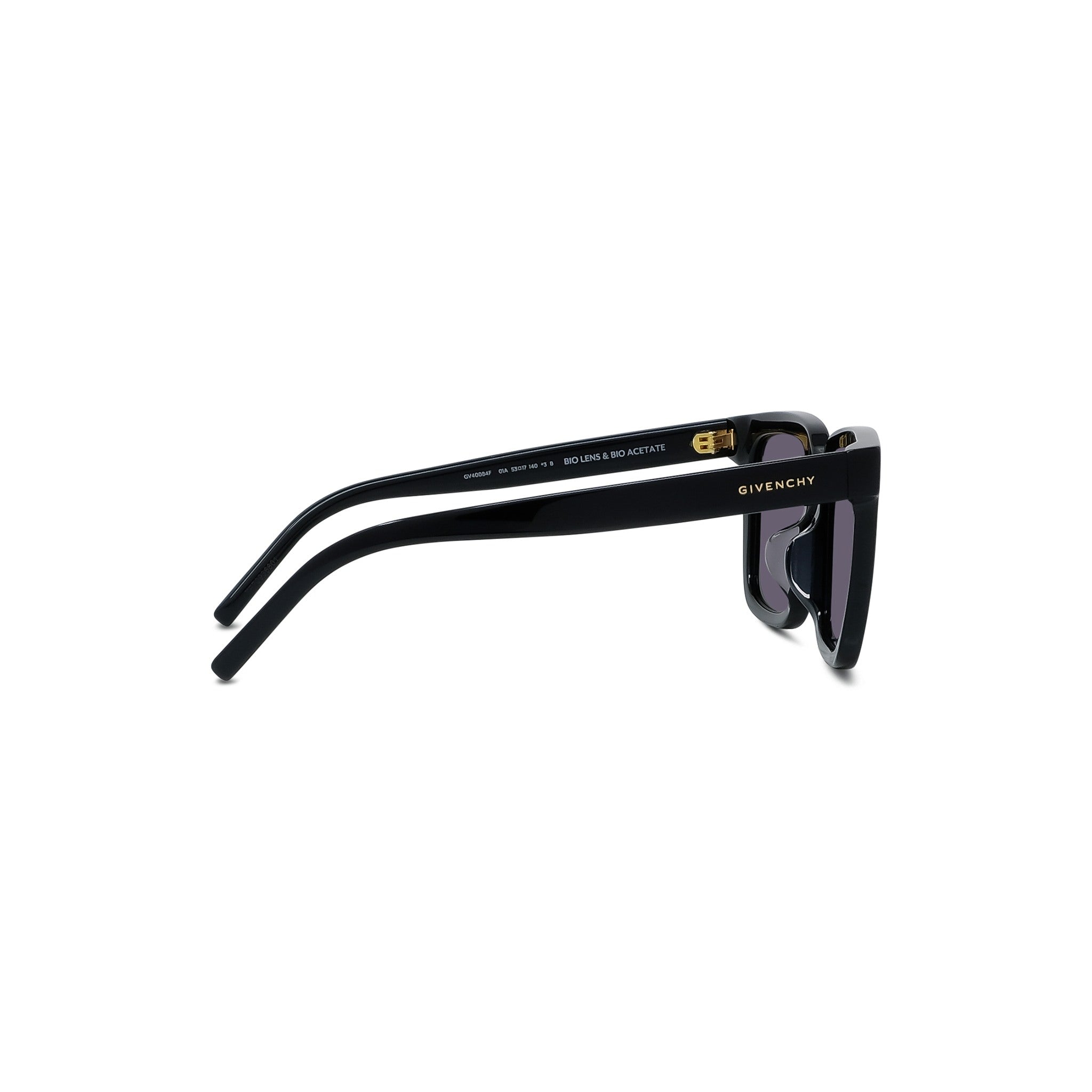 GV DAY Black Rectangular Sunglasses