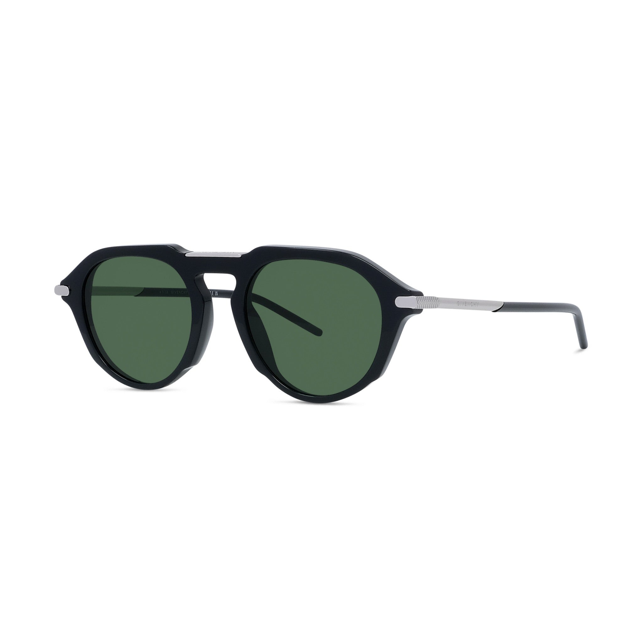 GV ONE Black Round Sunglasses