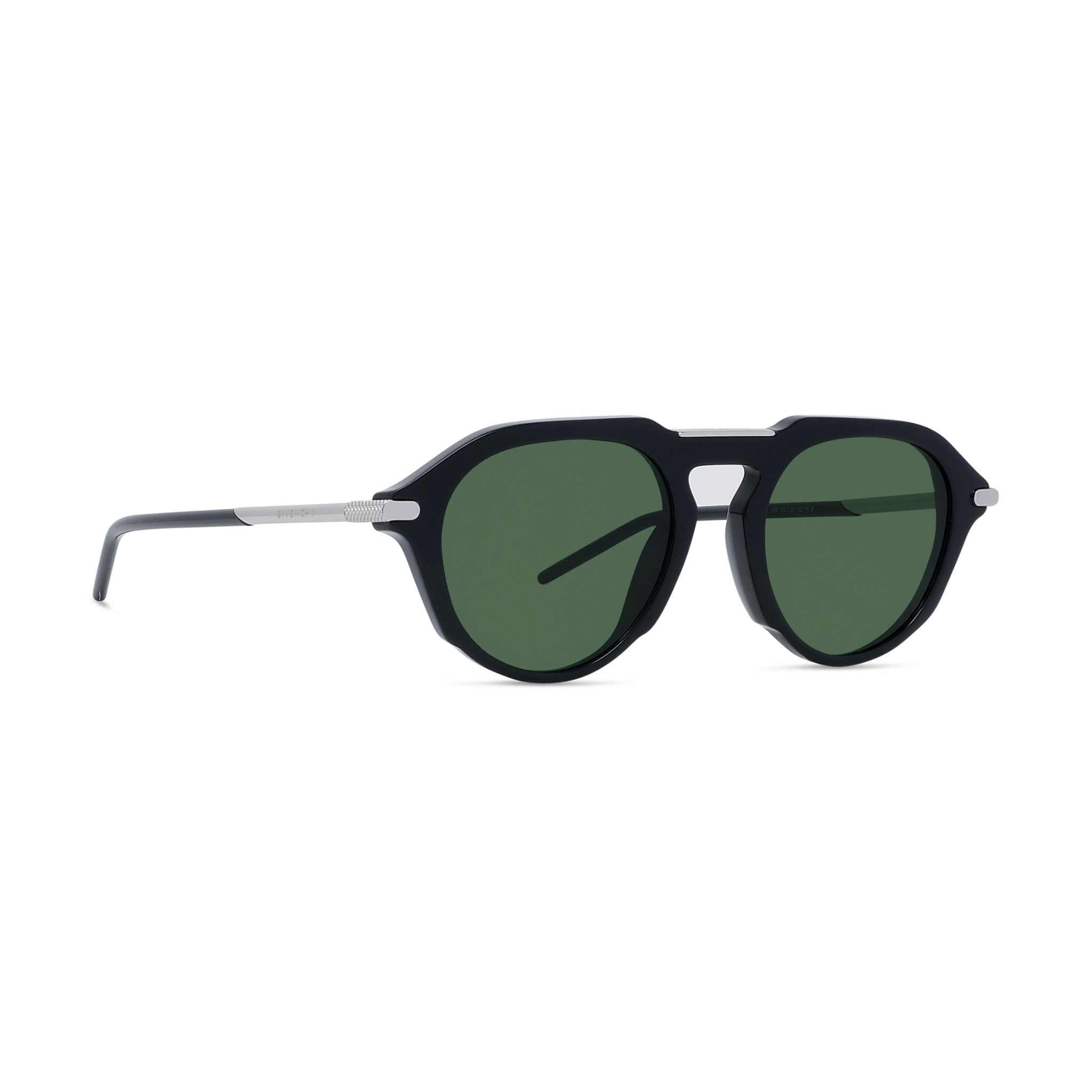 GV ONE Black Round Sunglasses