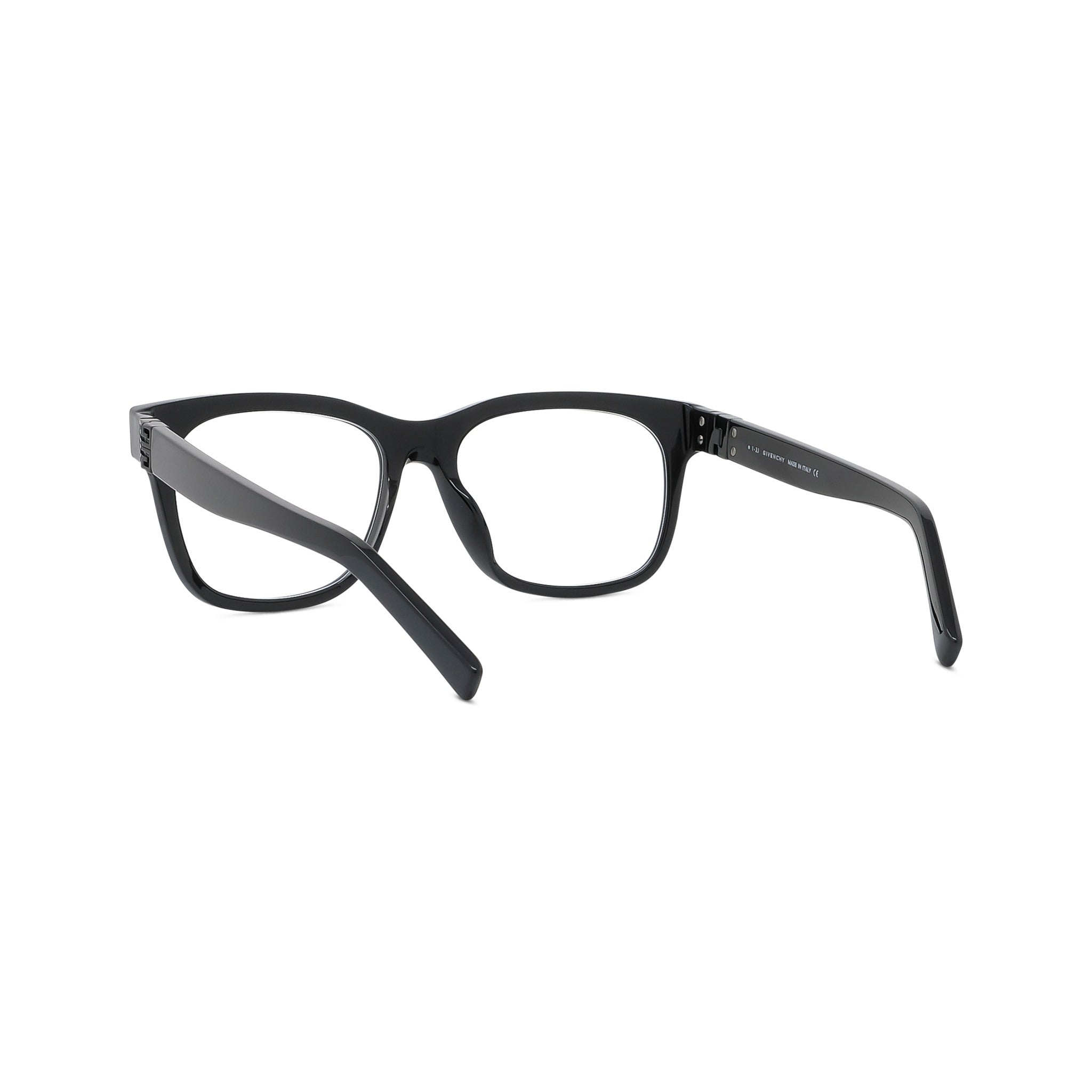 4G Black Geometric Eyeglasses