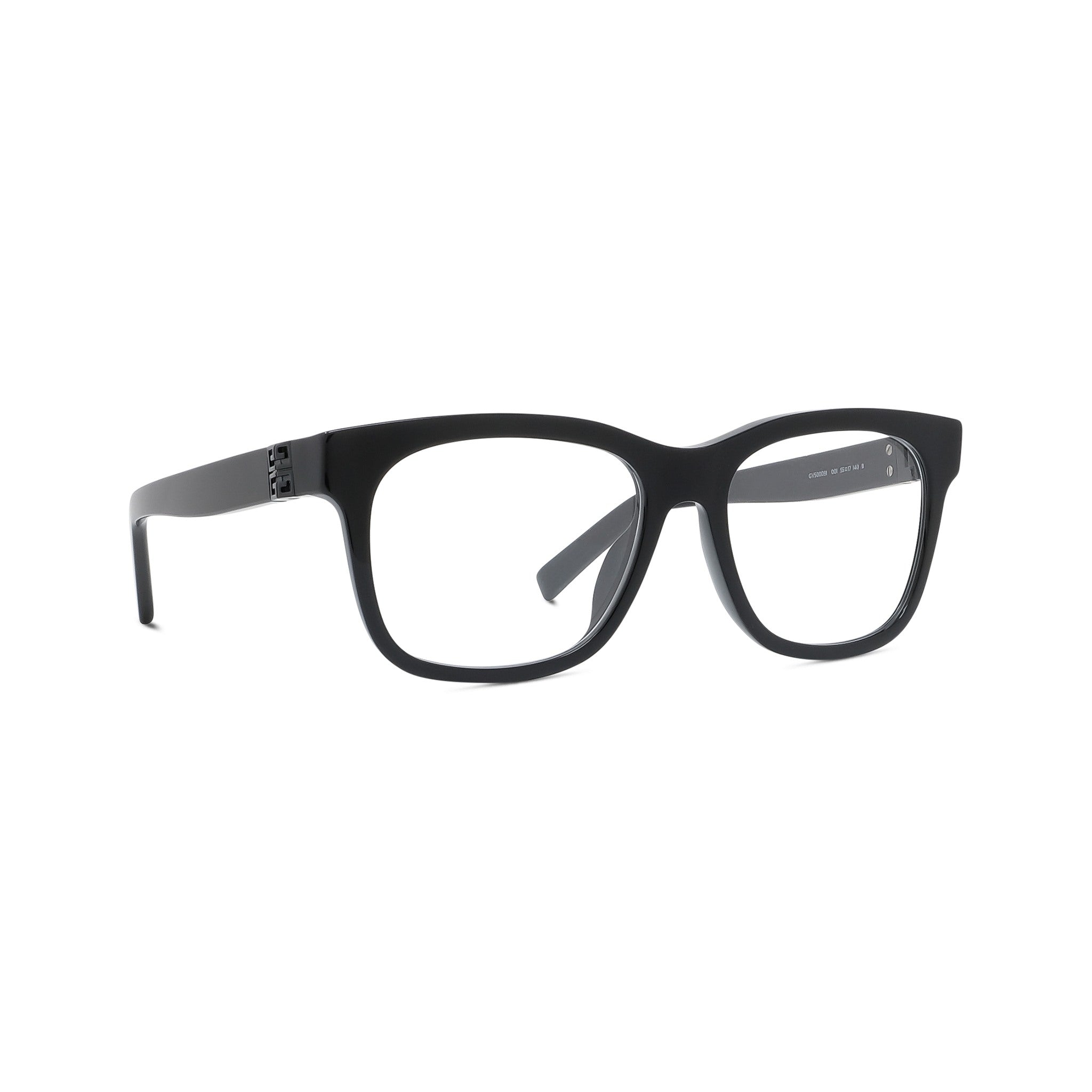 4G Black Geometric Eyeglasses