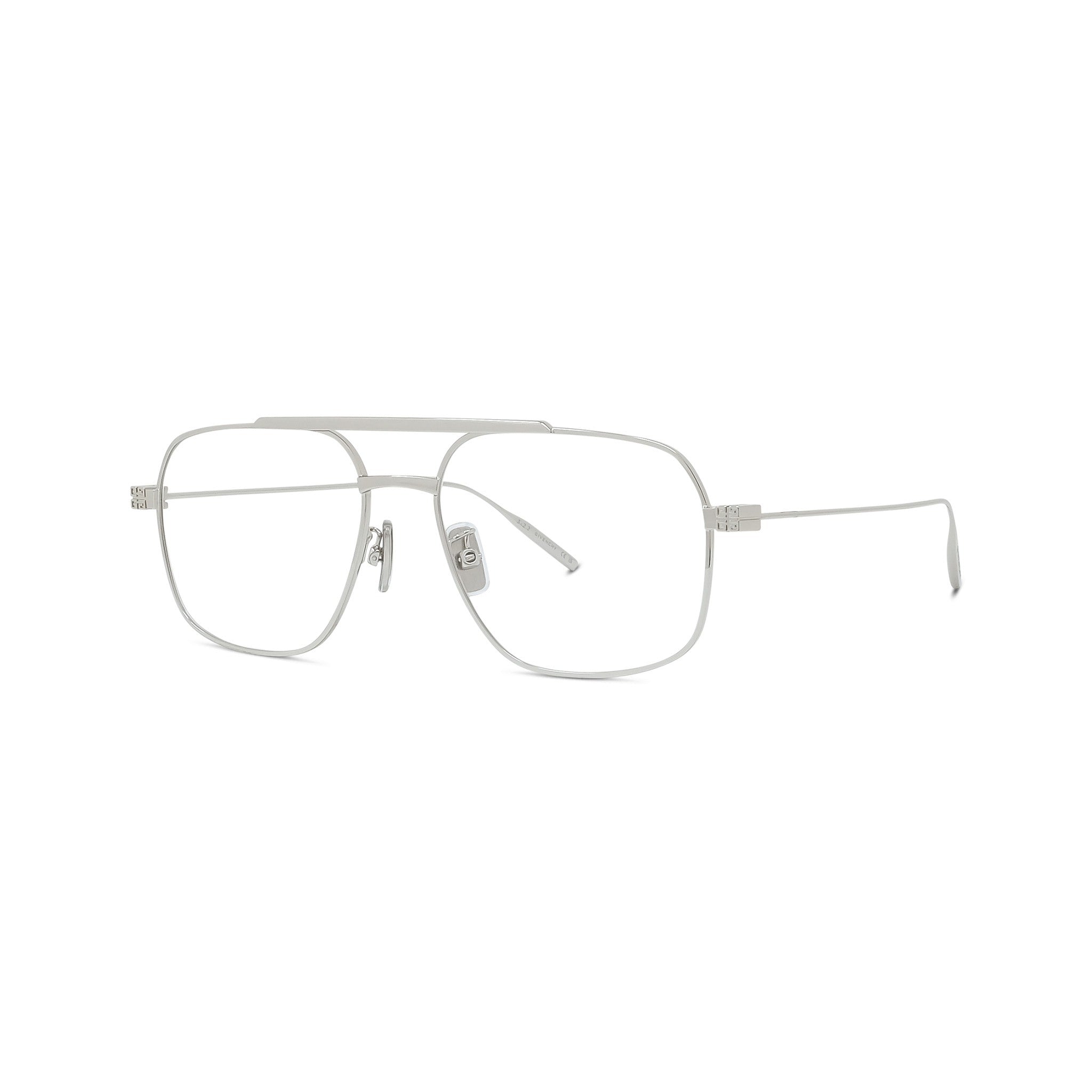 GV SPEED Silver Rectangular Eyeglasses