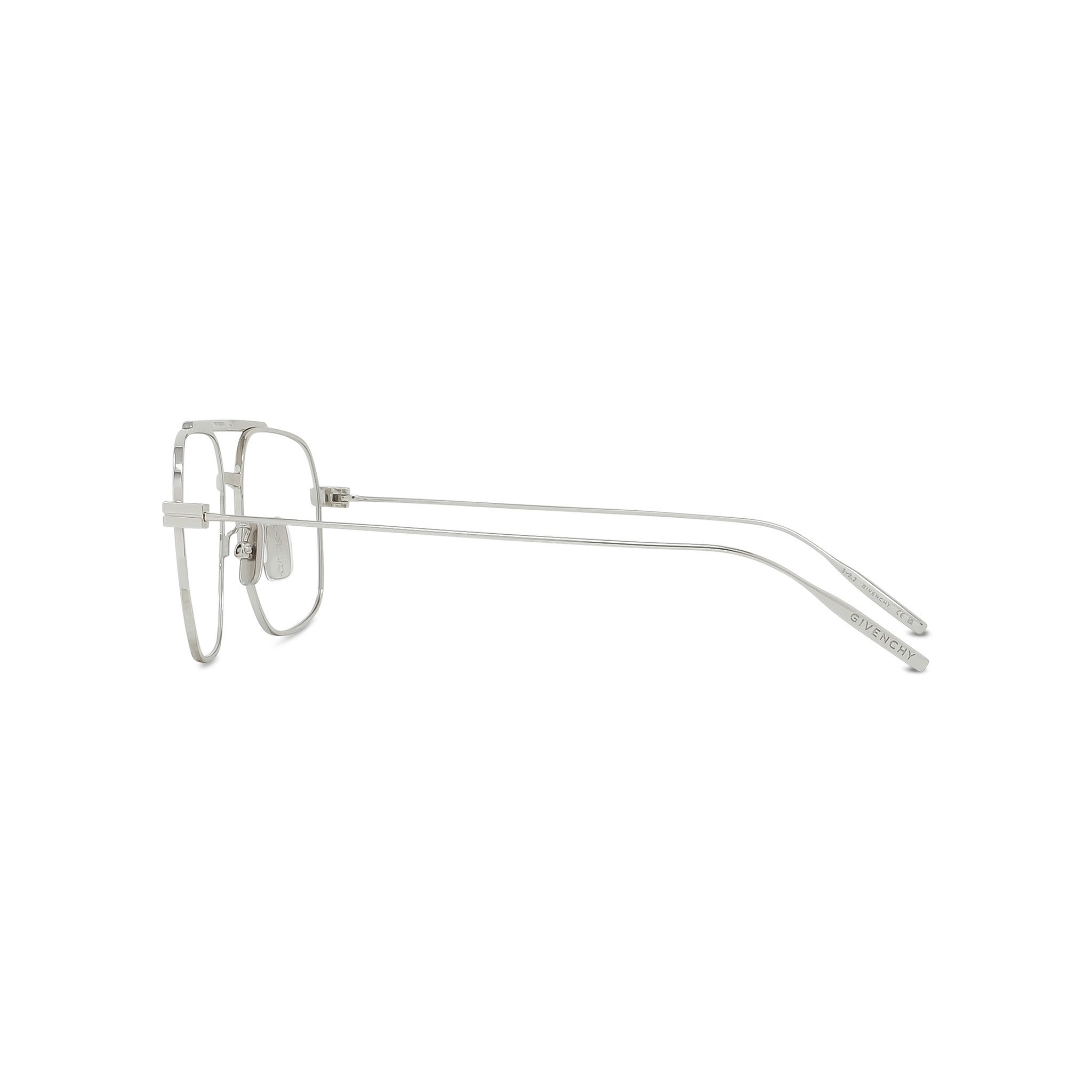 GV SPEED Silver Rectangular Eyeglasses