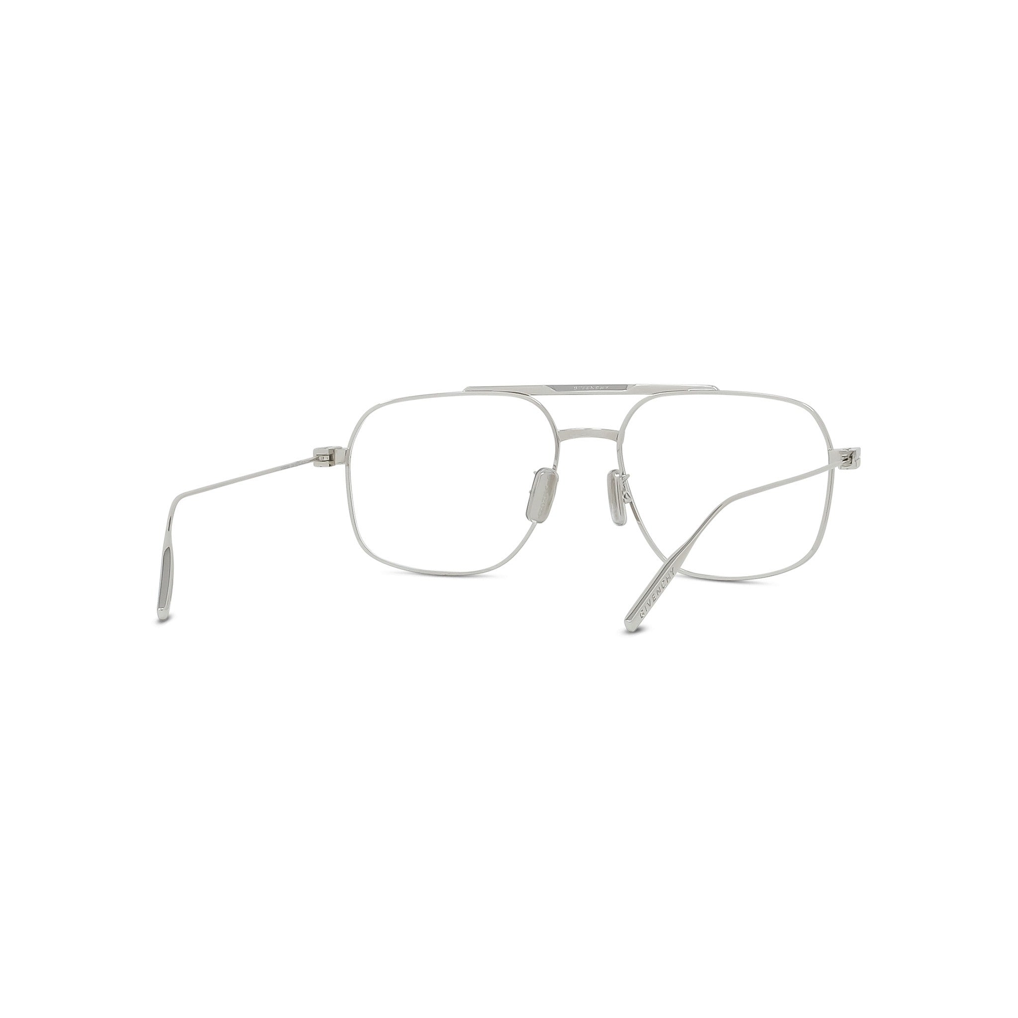 GV SPEED Silver Rectangular Eyeglasses
