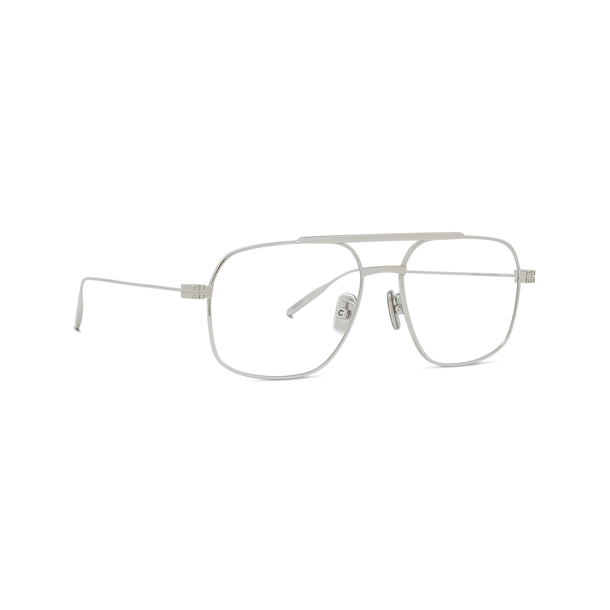 GV SPEED Silver Rectangular Eyeglasses