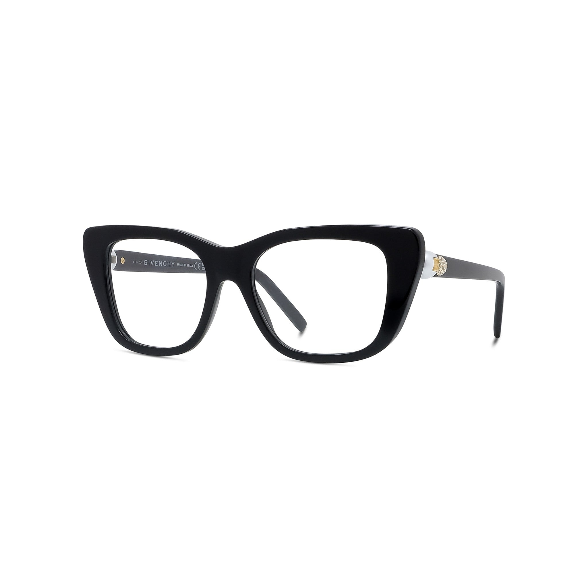 PEARL Black Rectangular Eyeglasses