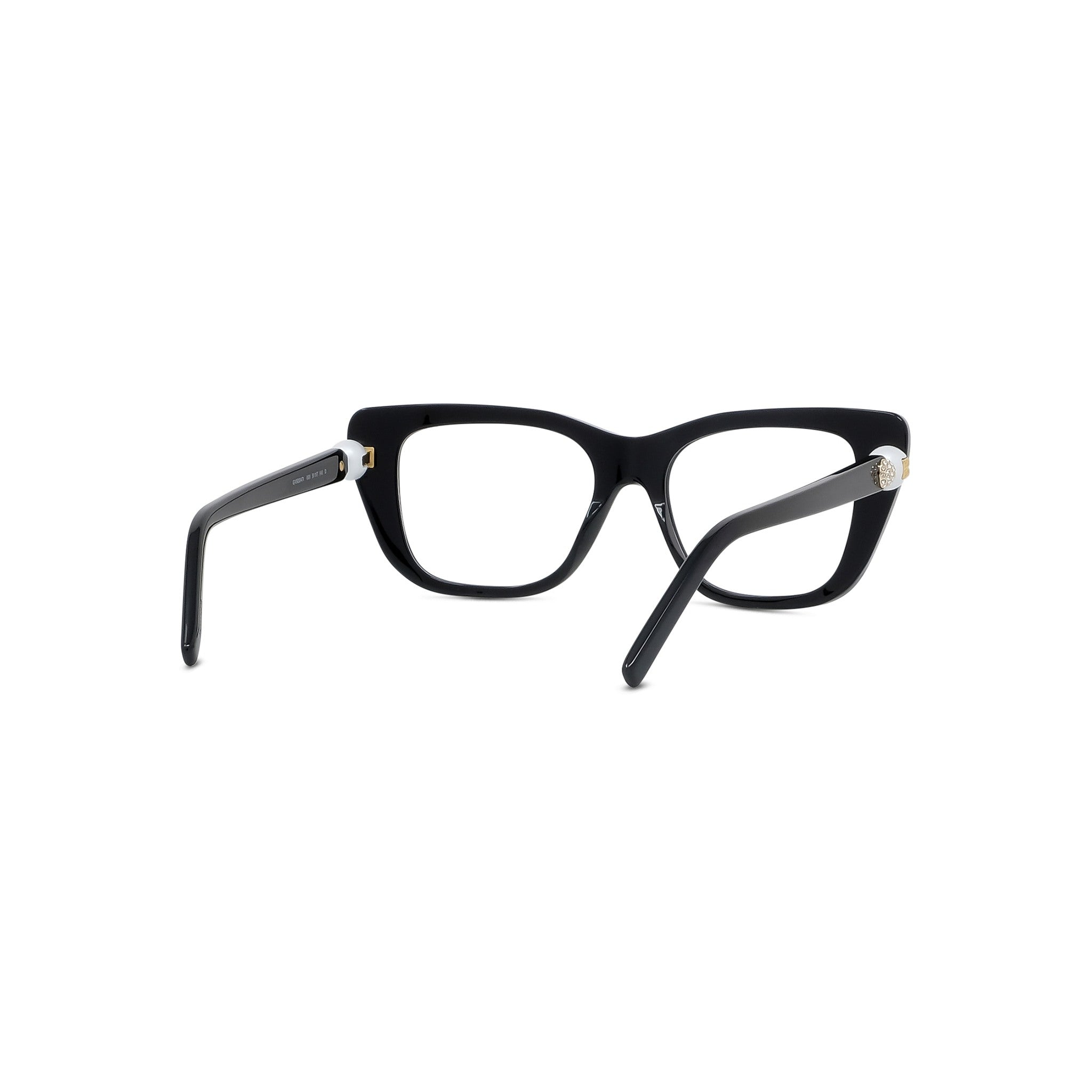 PEARL Black Rectangular Eyeglasses