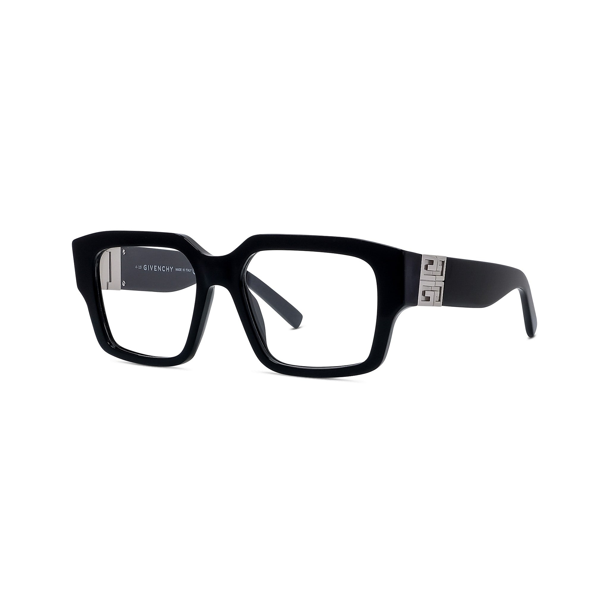4G Black Rectangular Eyeglasses