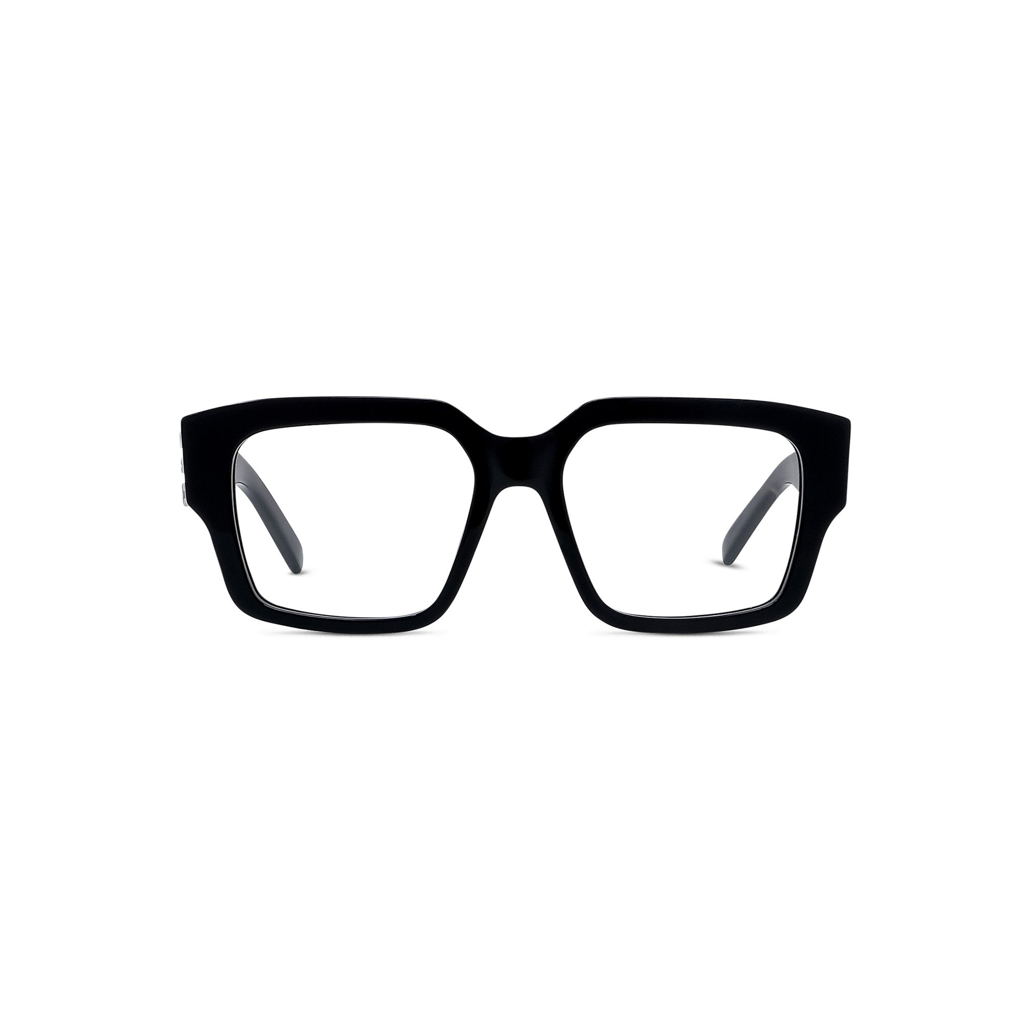 4G Black Rectangular Eyeglasses