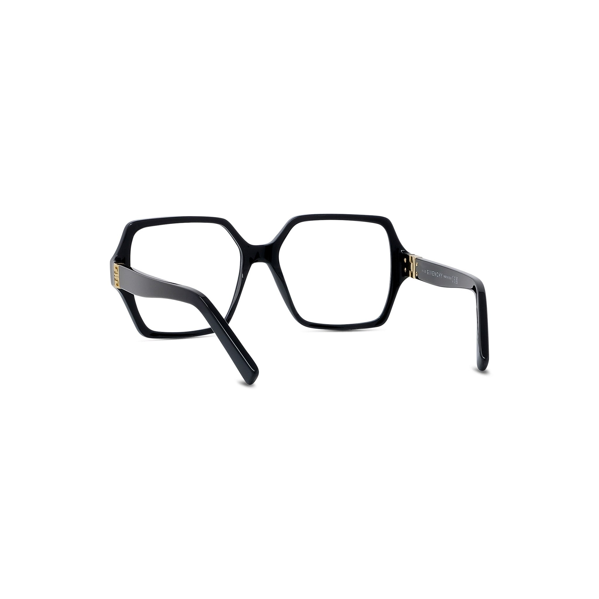 4G Black Square Eyeglasses