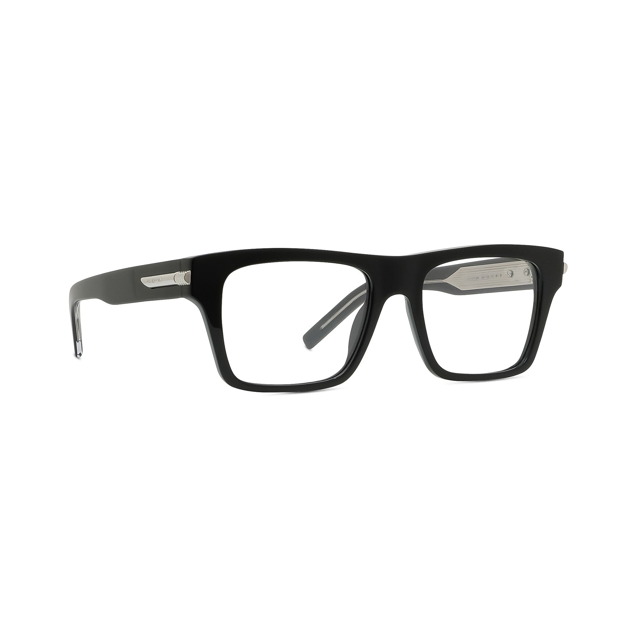 GV ONE Black Rectangular Eyeglasses