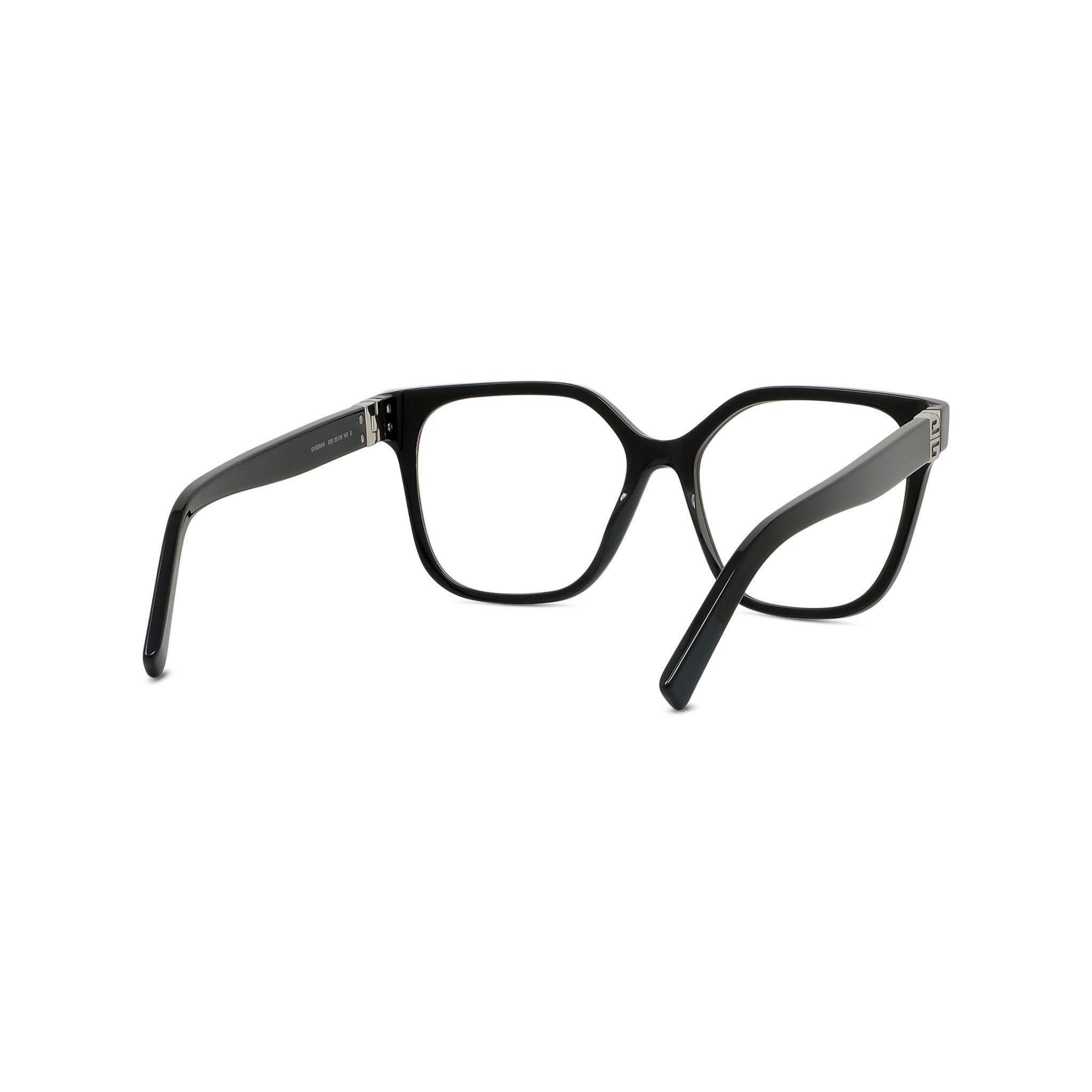 4G Black Square Eyeglasses