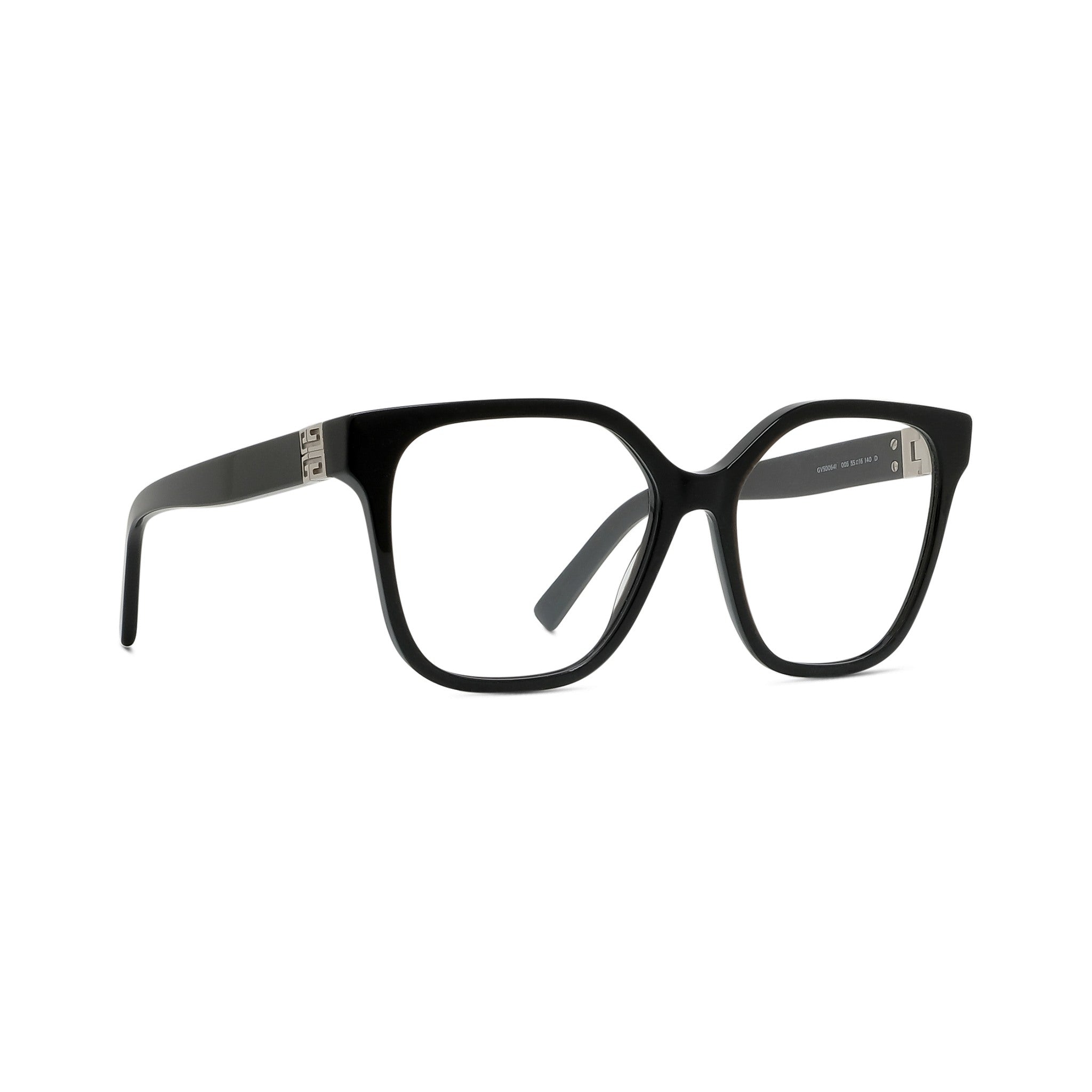 4G Black Square Eyeglasses