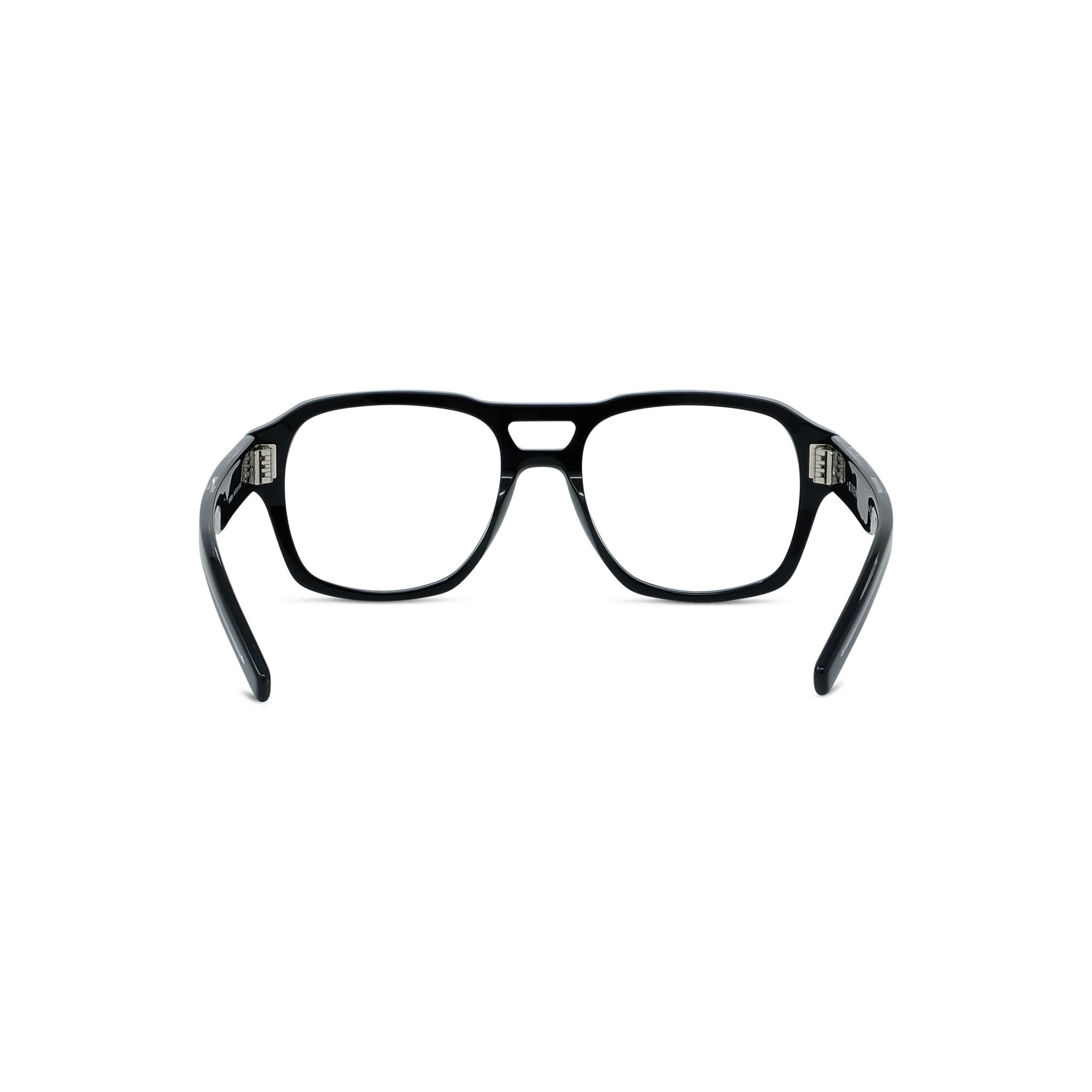 GV ONE Black Geometric Eyeglasses