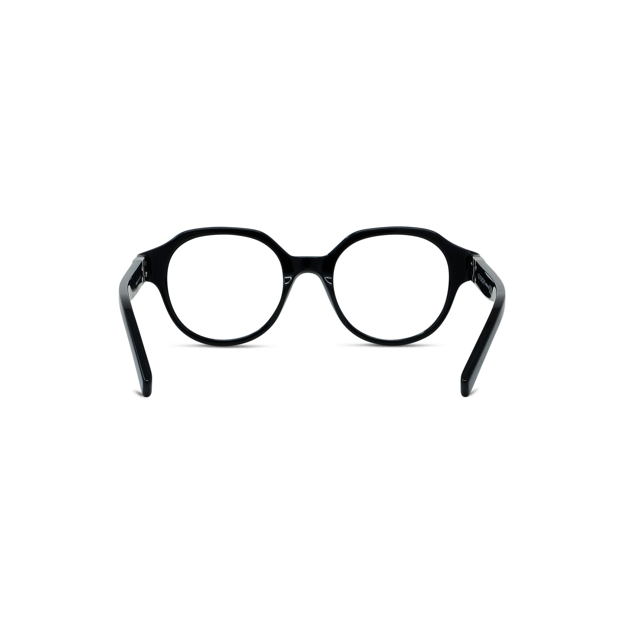 4G Black Round Eyeglasses