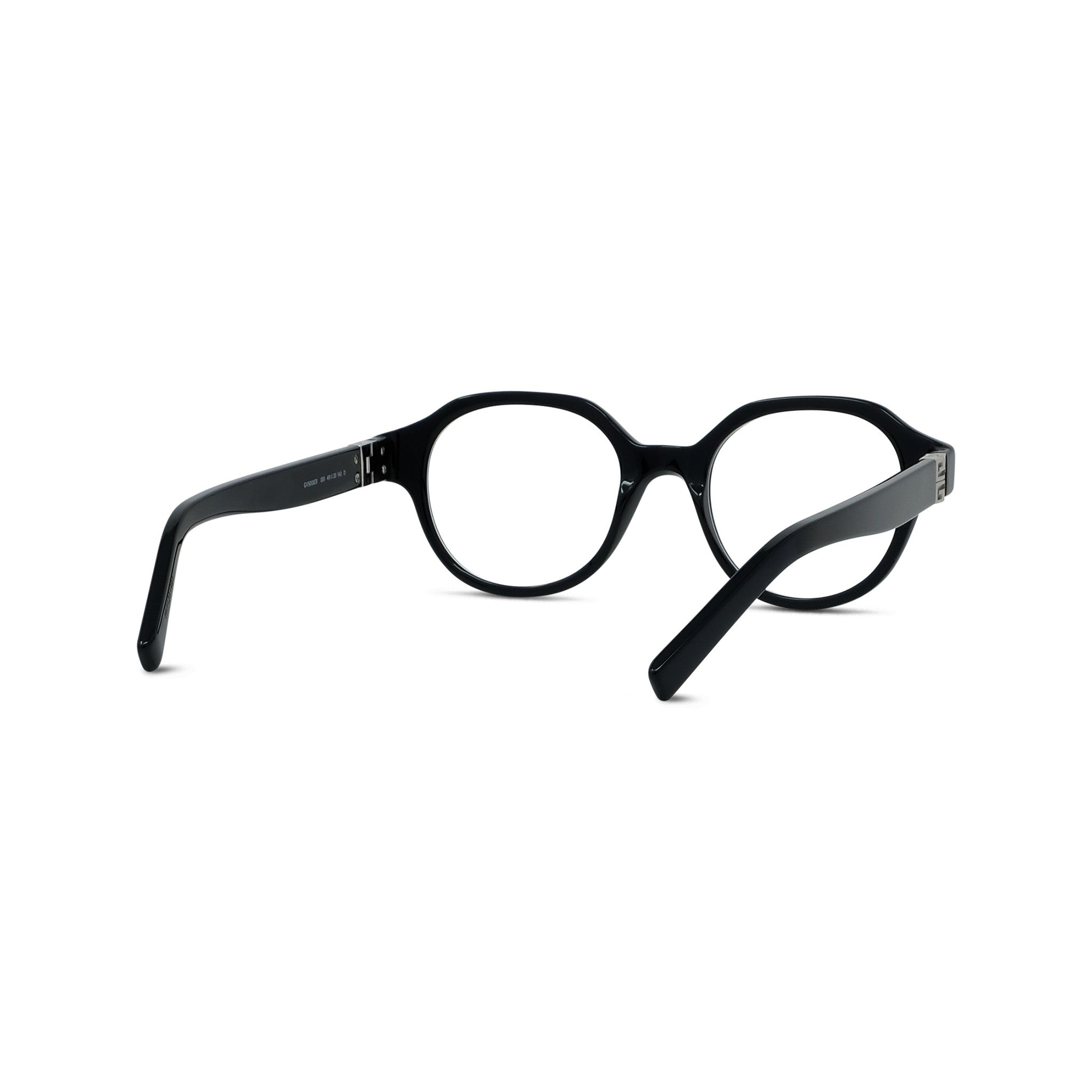 4G Black Round Eyeglasses