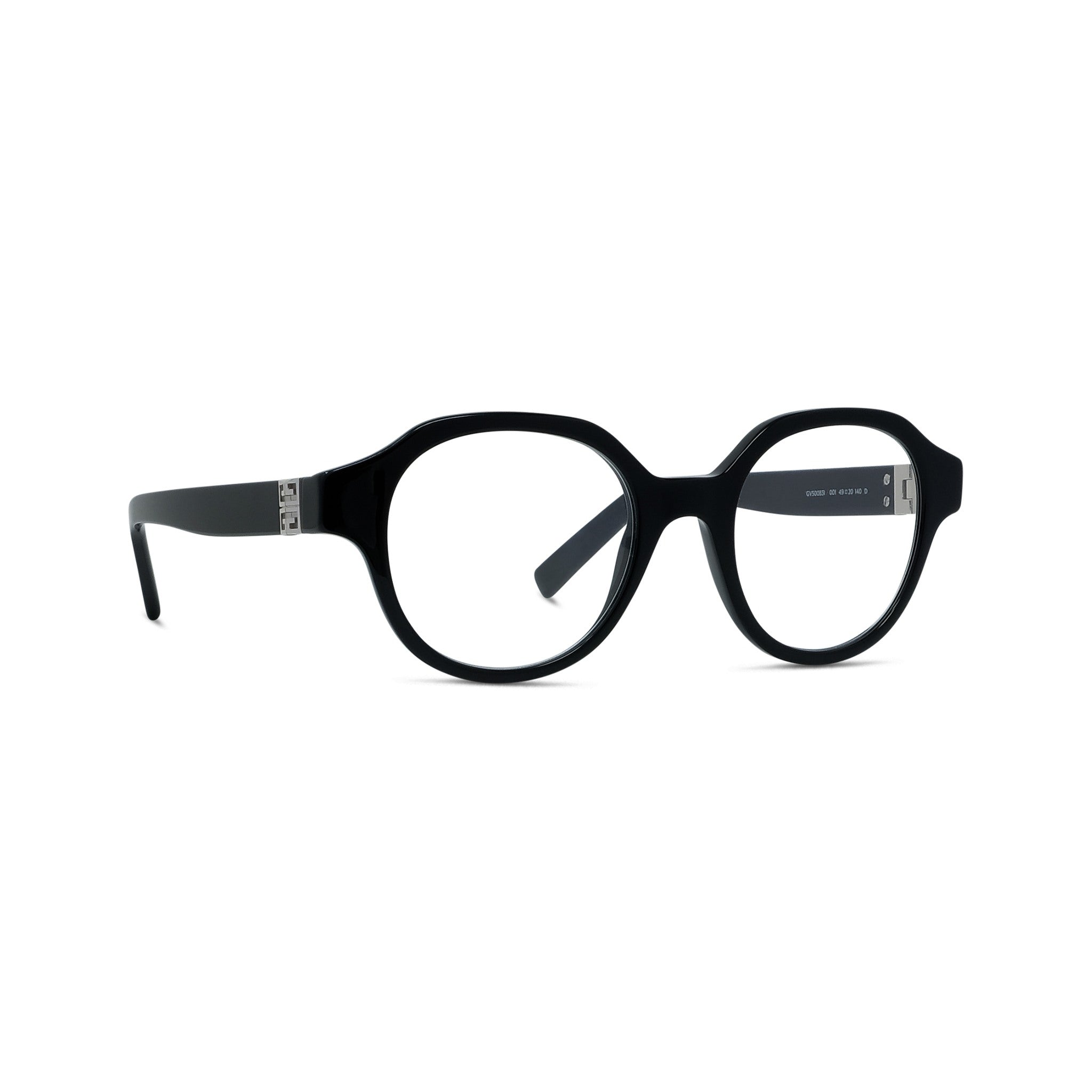 4G Black Round Eyeglasses