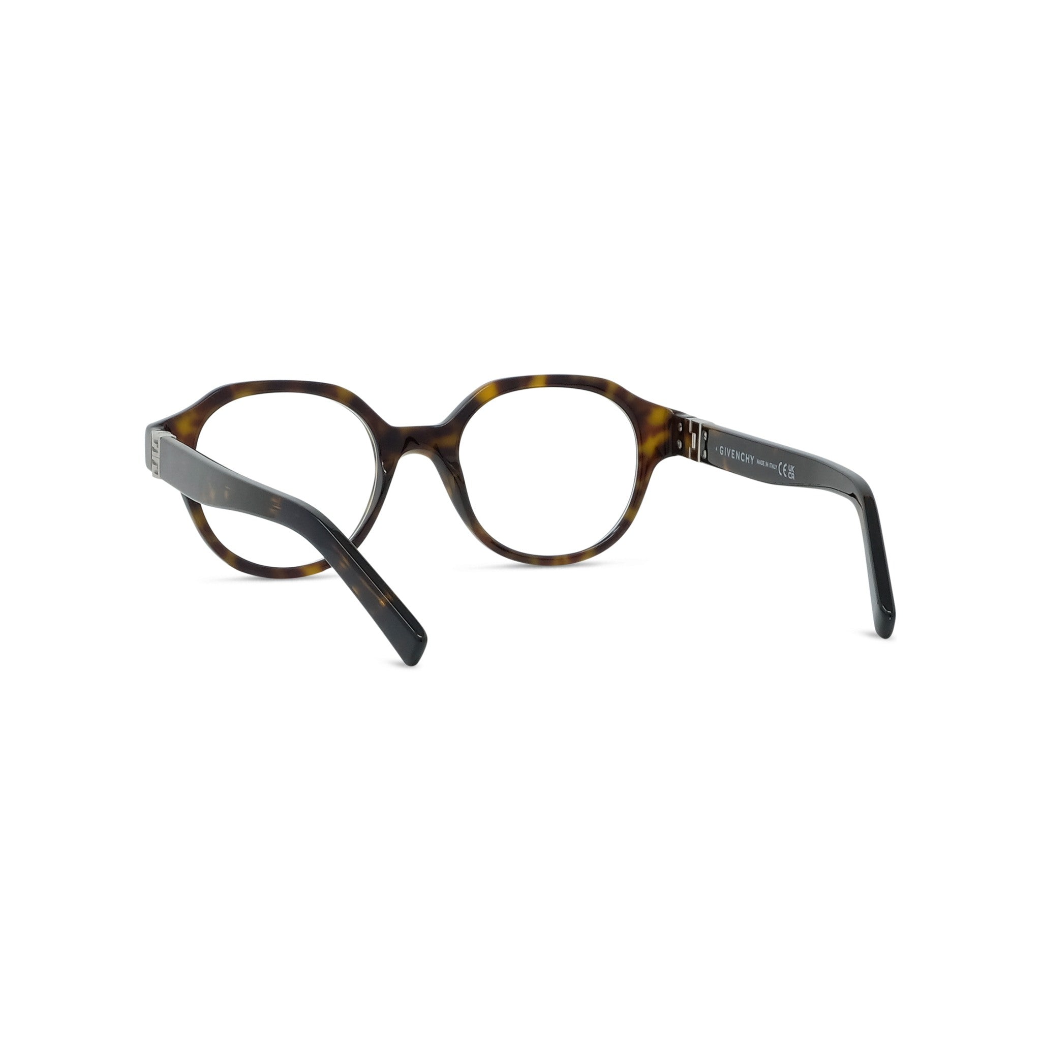 4G Havana Round Eyeglasses