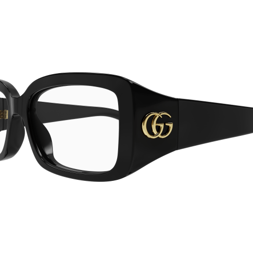 Gucci GG1406O 001 Black Eyeglasses for Woman | LookerOnline