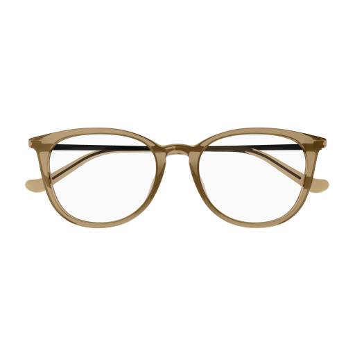 Gucci GG1468OA 003 Brown Eyeglasses for Woman | LookerOnline