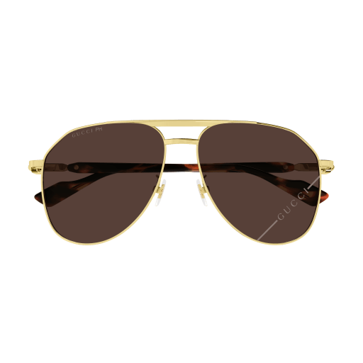 Gucci GG1220S 005 Gold Sunglasses for Man | LookerOnline