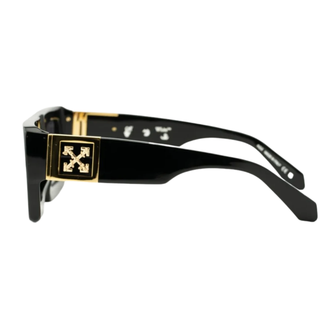 Leonardo Sunglasses black - off white | LookerOnline