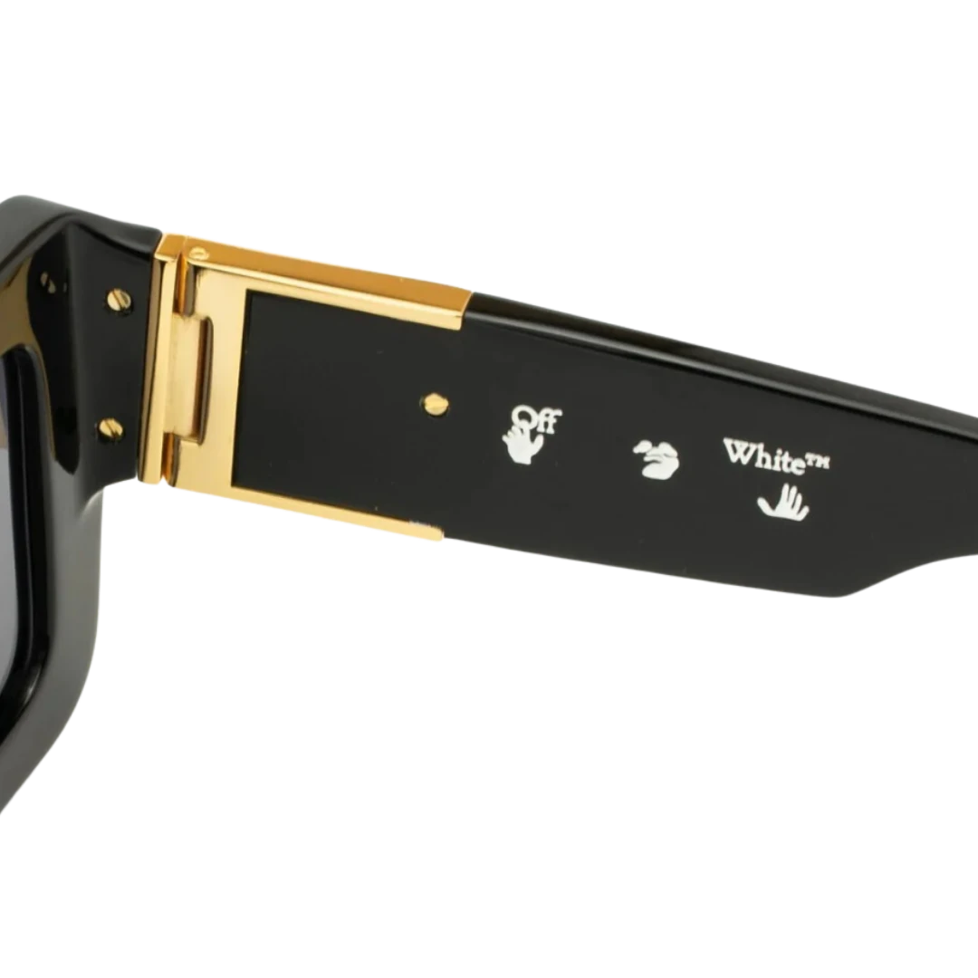 Leonardo Sunglasses black - off white | LookerOnline