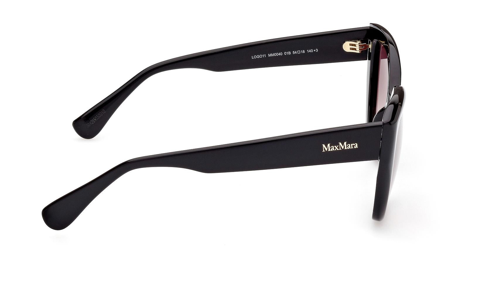 Maxmara Logo11 Sunglasses MM0040 01B