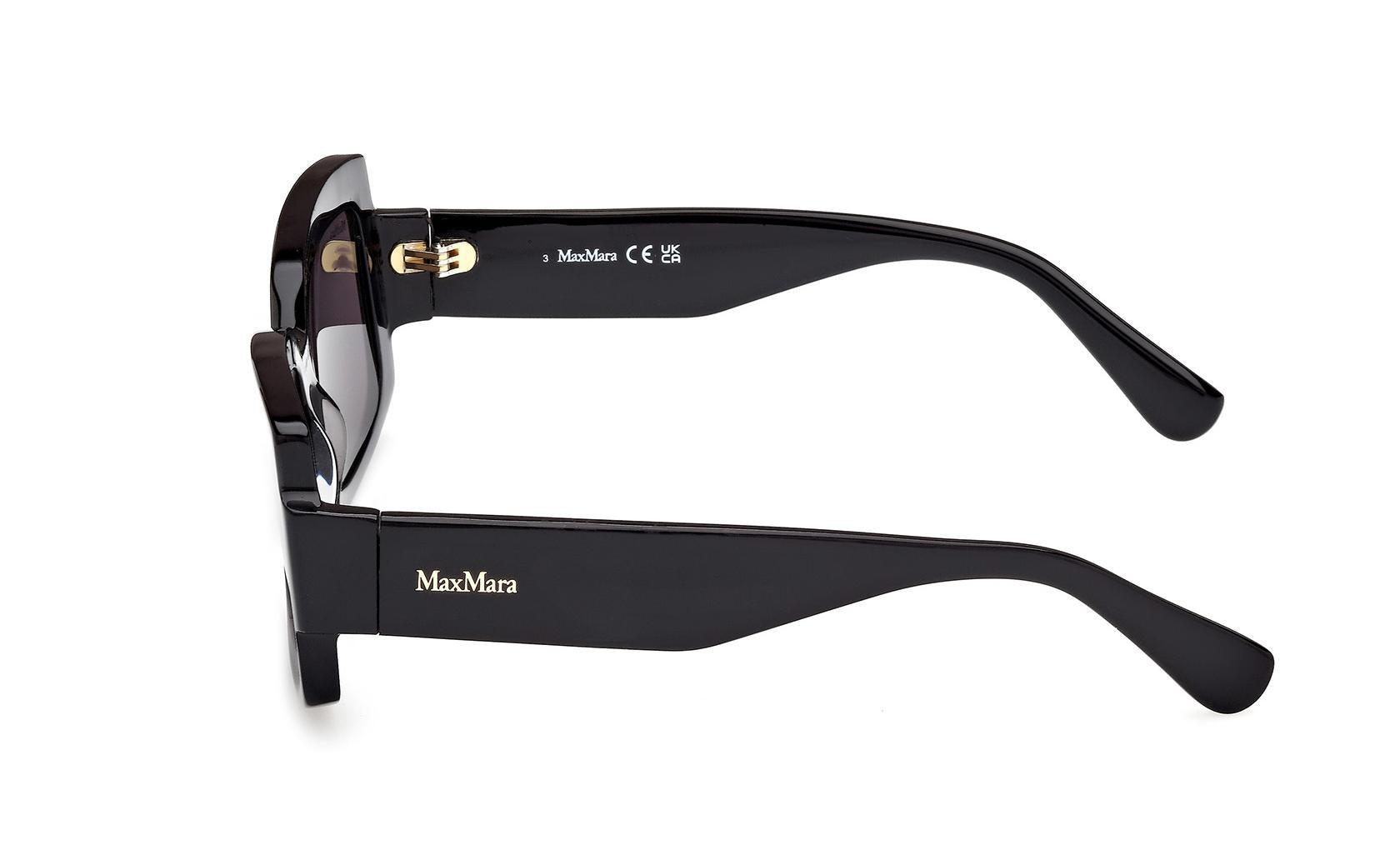 まぁまぁ MaxMara Lee-3 MM0140 01A - Sunglasses for Woman - LookerOnline